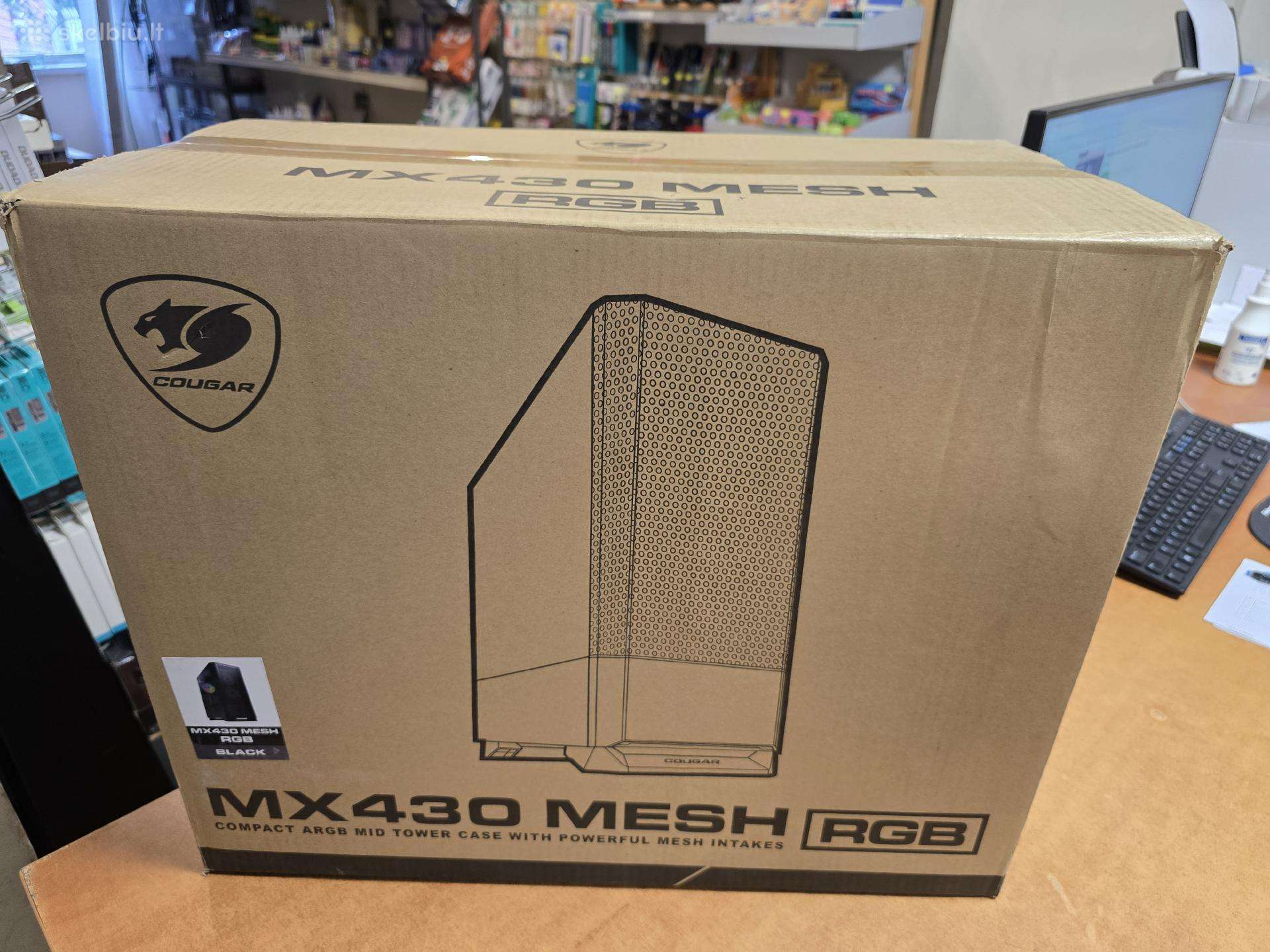 Cougar Mx430 Mesh Rgb Mid Tower Black