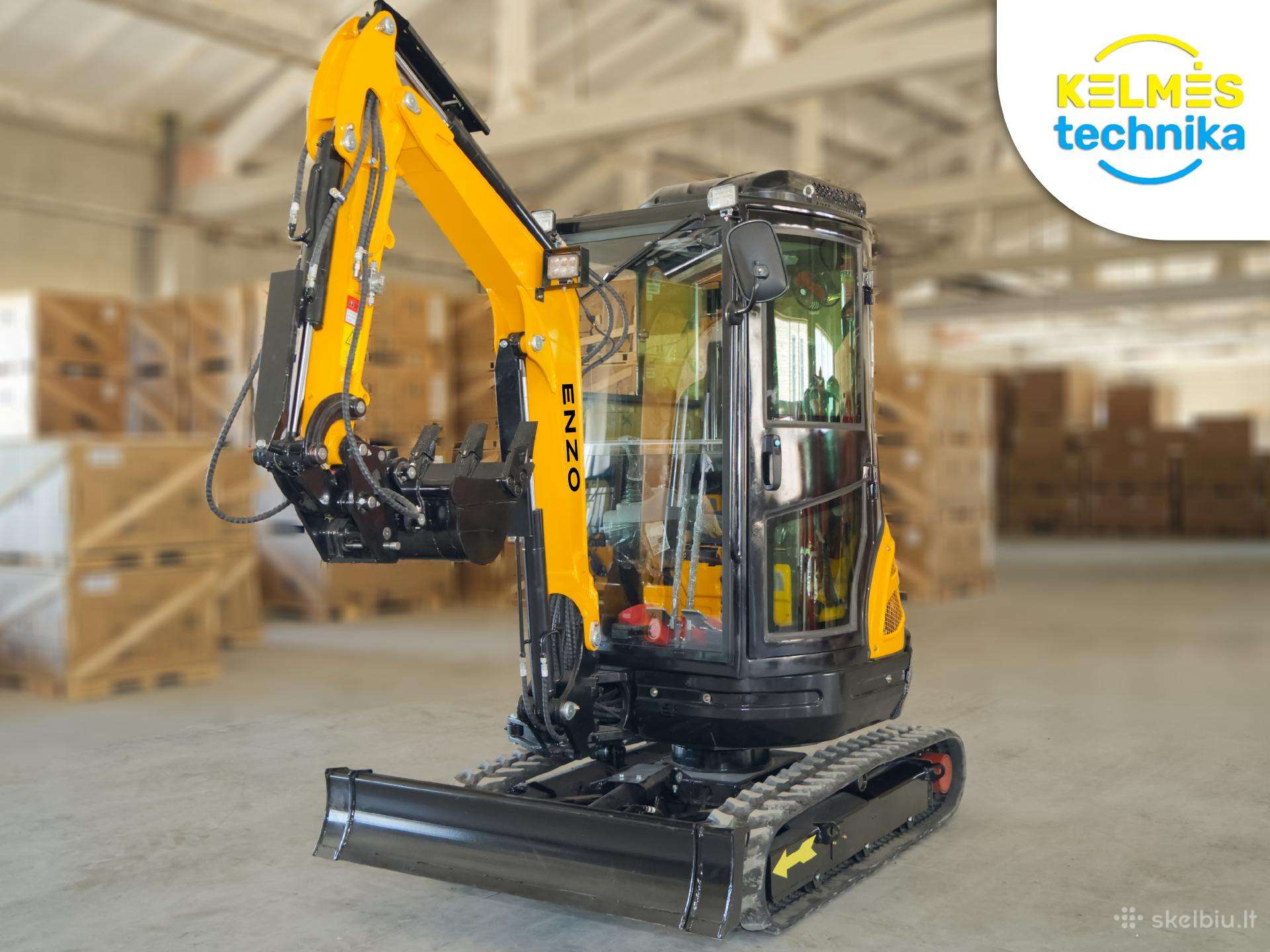 Mini Ekskavatorius Enzo Ht-25, Kubota D1105 (su ka