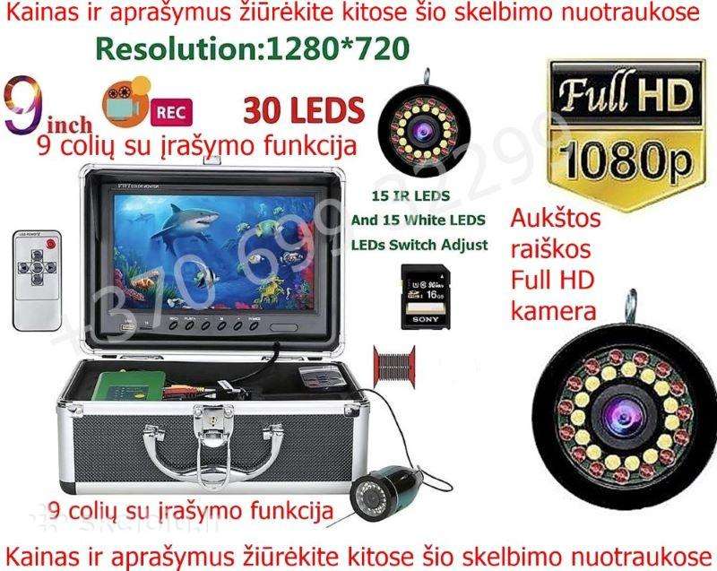 Povandeninė kamera Full HD Aukštos raiškos