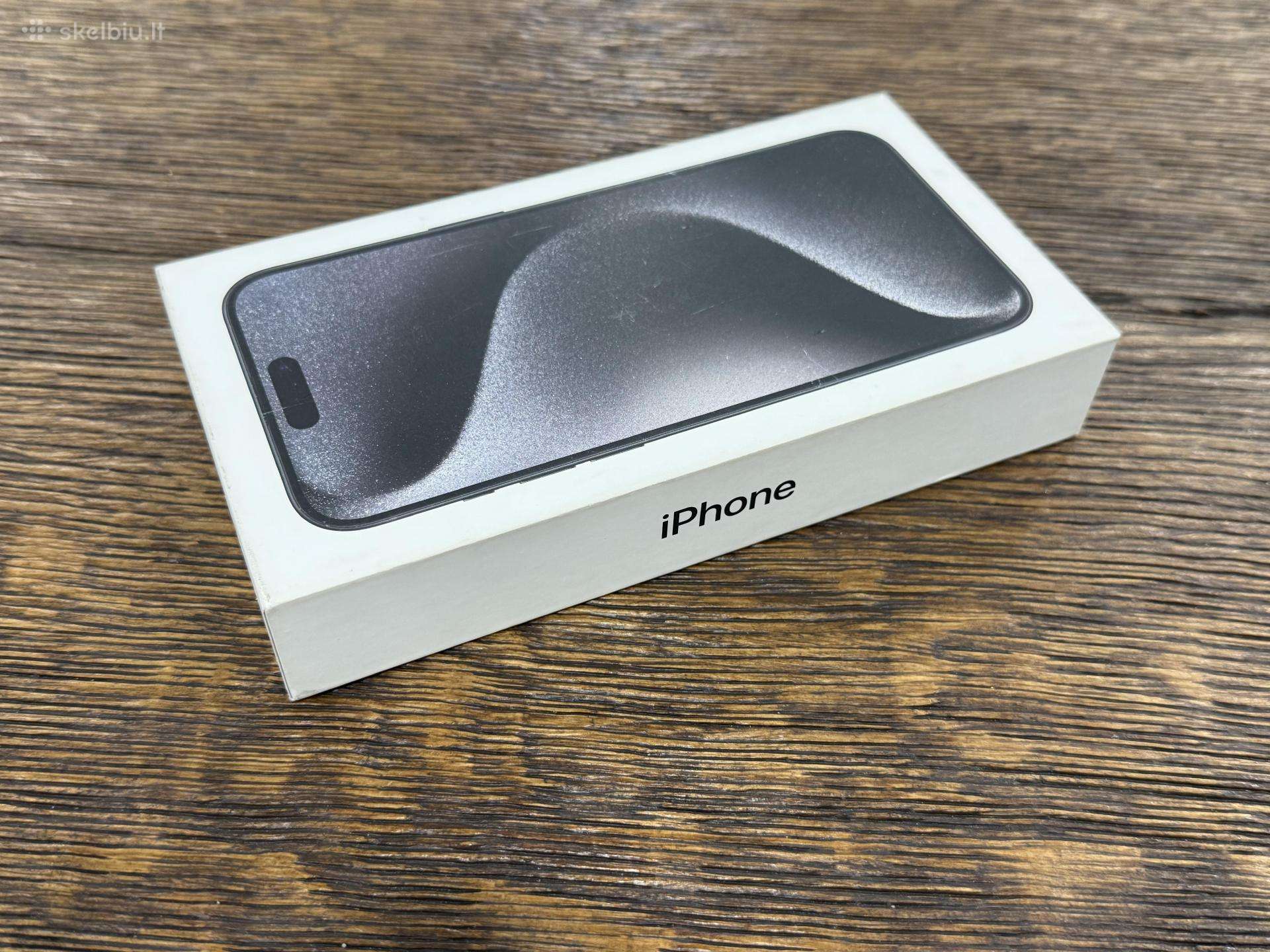 Naujas iPhone 15 Pro Max 256 GB Black Titanium