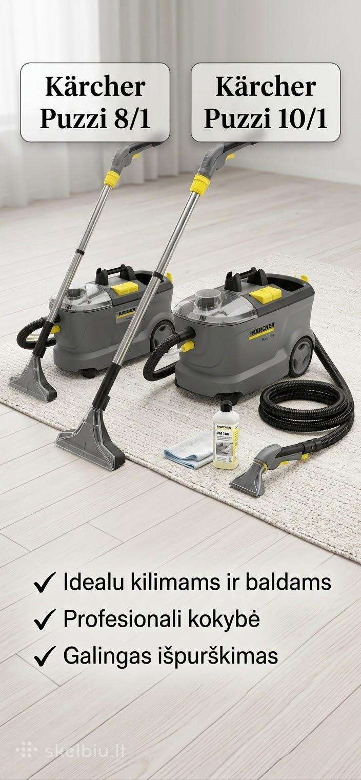 Plaunamo siurblio karcher nuoma Aleksote