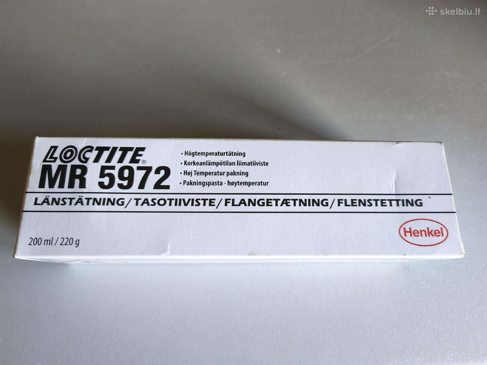 Loctite Mr5972 sandarinimo pasta, loctite 577