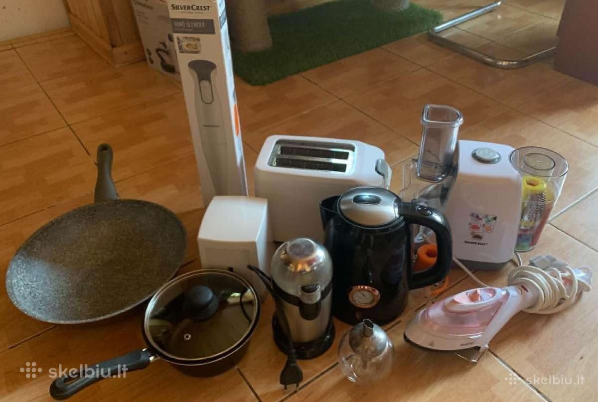 Smulki buitinę techniką.