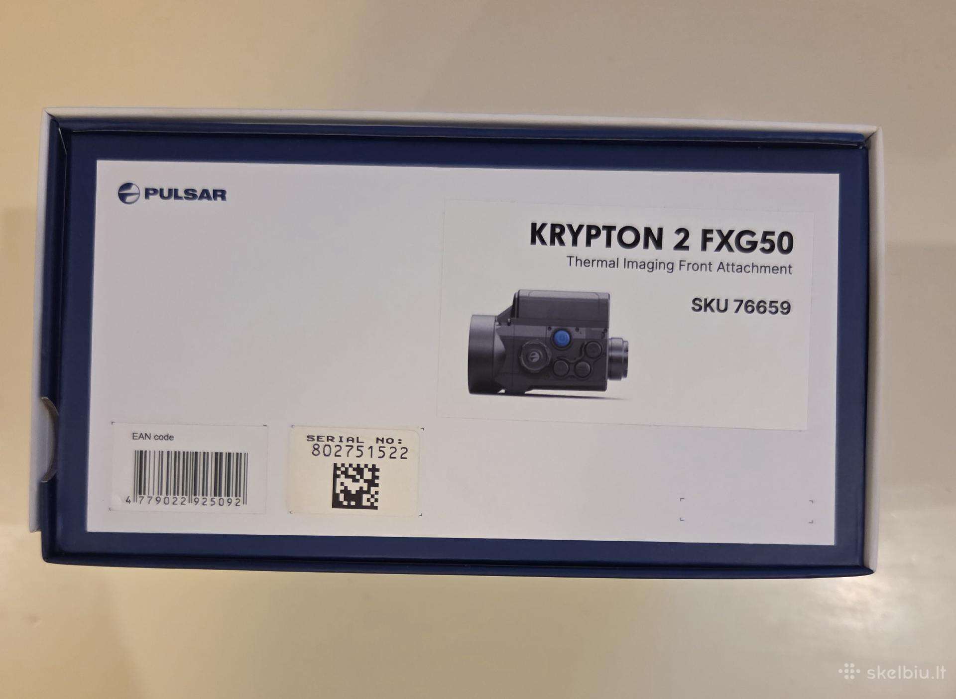 Pulsar Krypton 2 Fxg50 termovizorius/priedėlis