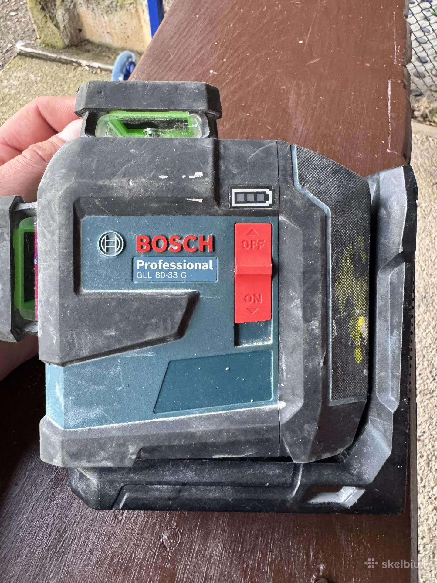 Bosch Professional Gll 80-33 G – žalias