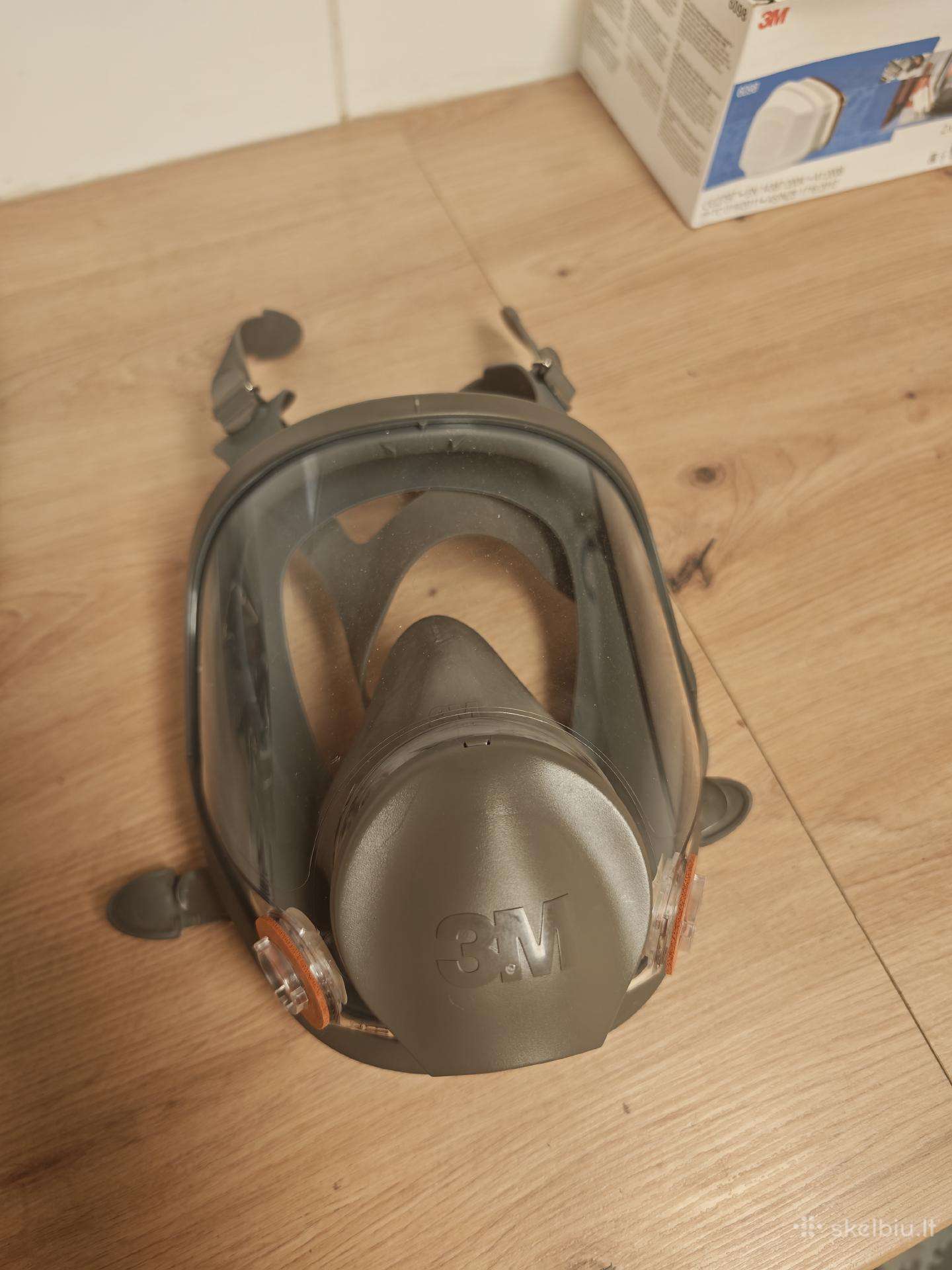 3m pilno veido respiratorius + 4 vnt 6098 filtrai