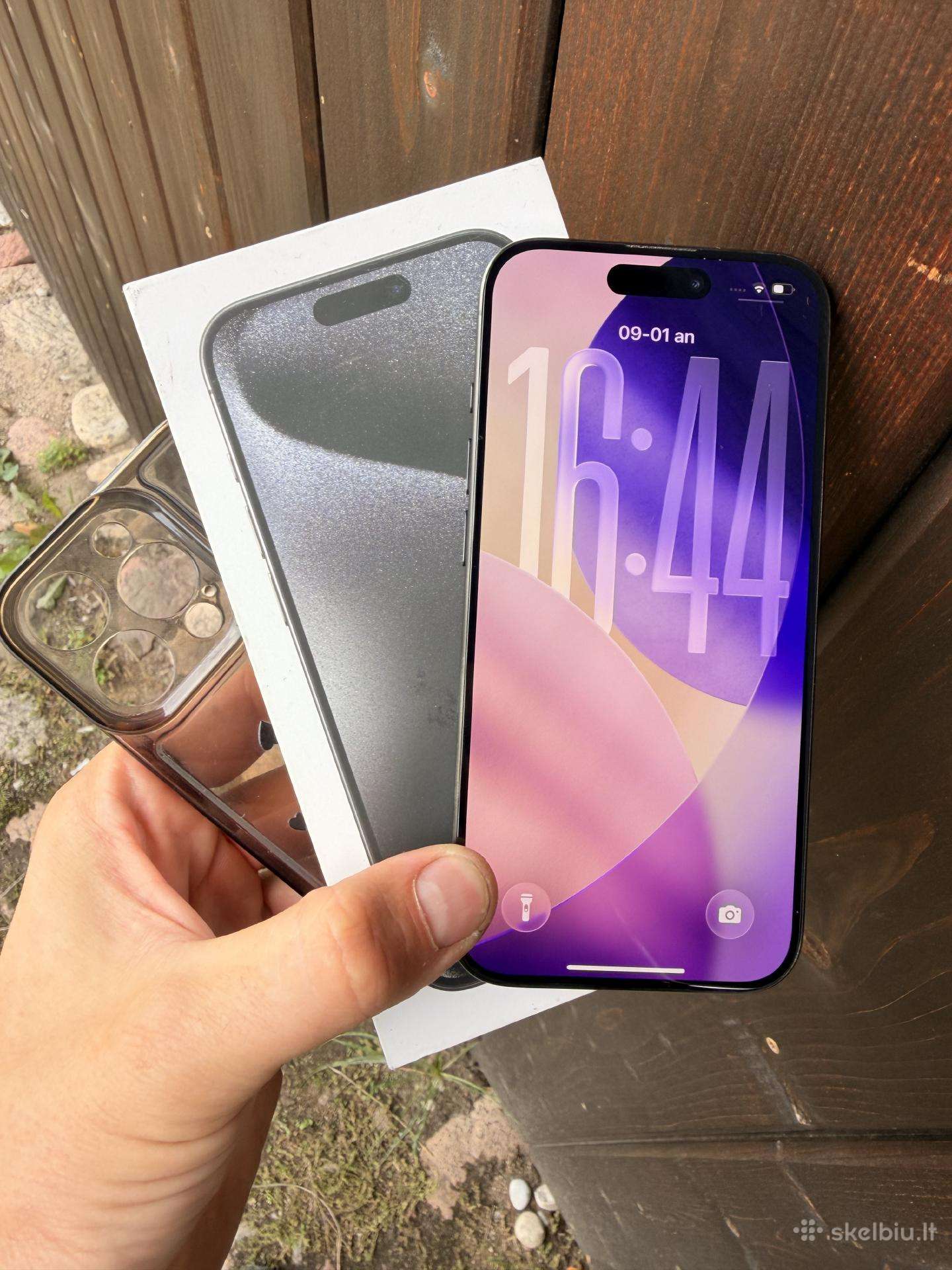 iPhone 15 Pro Nauja Baterija