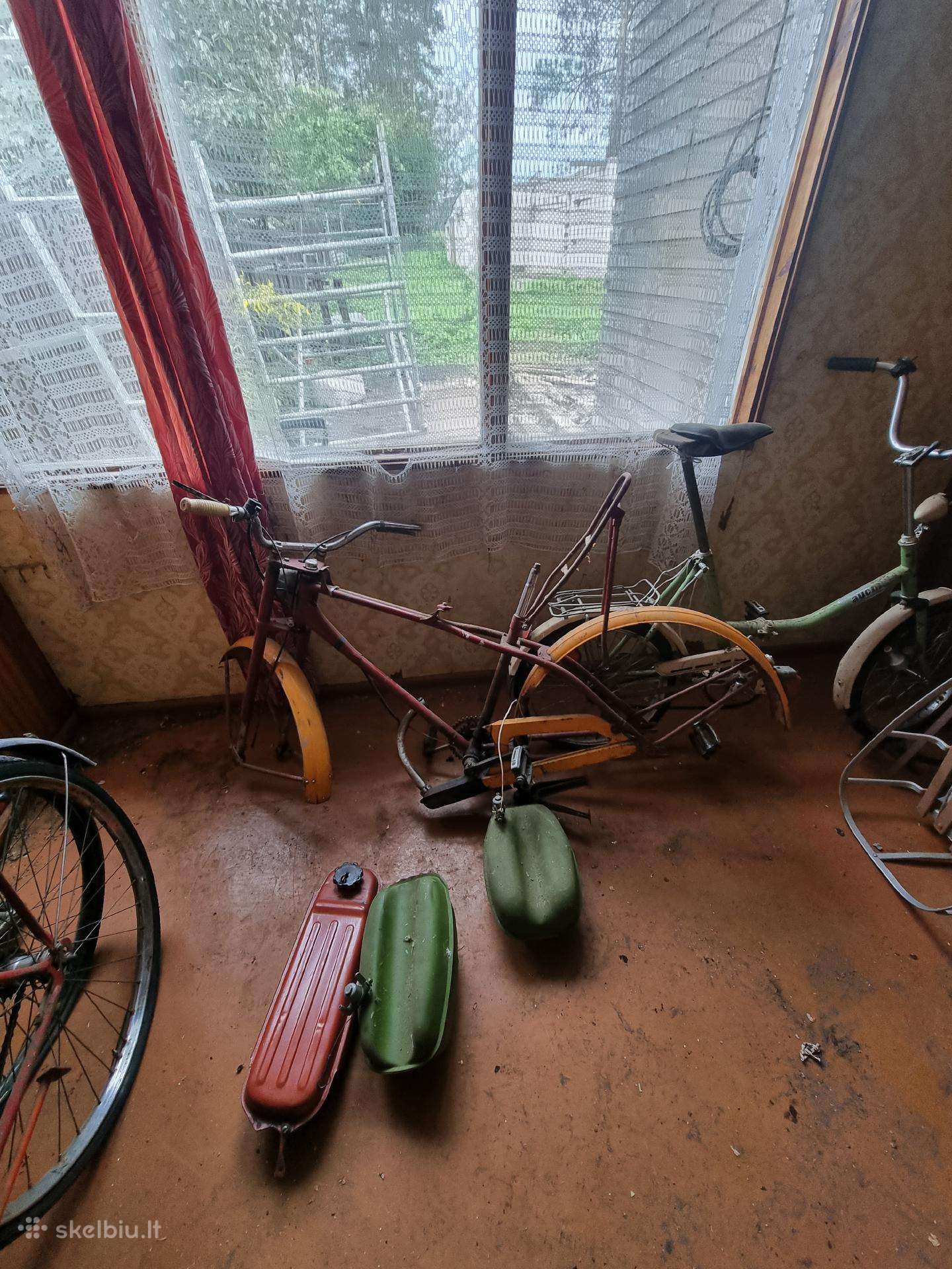 Tarybinių dviračių, mopedo rėmai, dalys