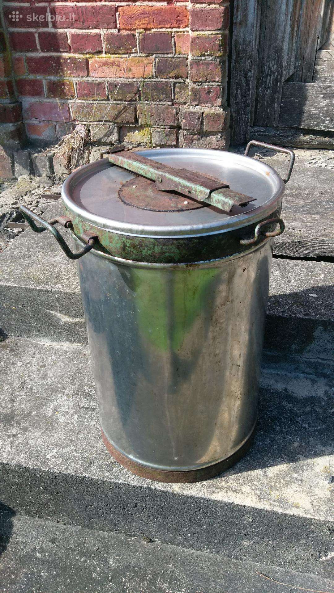 Bidonas 40l.nerudijancio plieno.