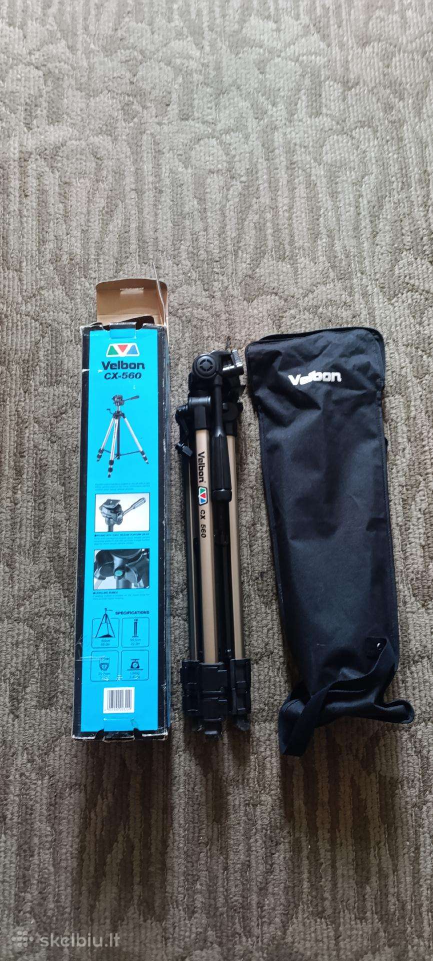 Fotoaparato kameros stovas Velbon CX 560