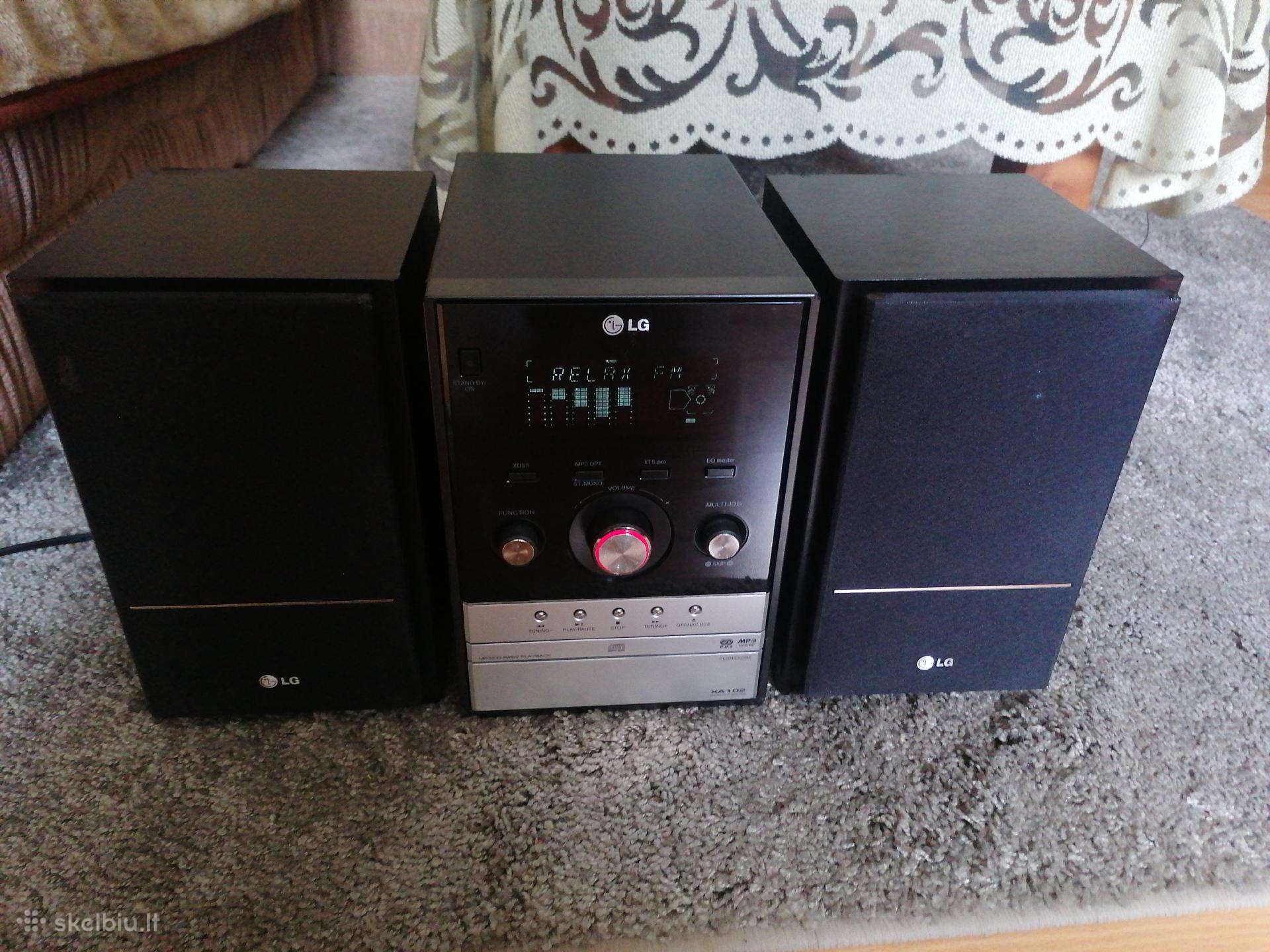 LG Xa102 Micro Hi-fi System, Muzikinis Centras.
