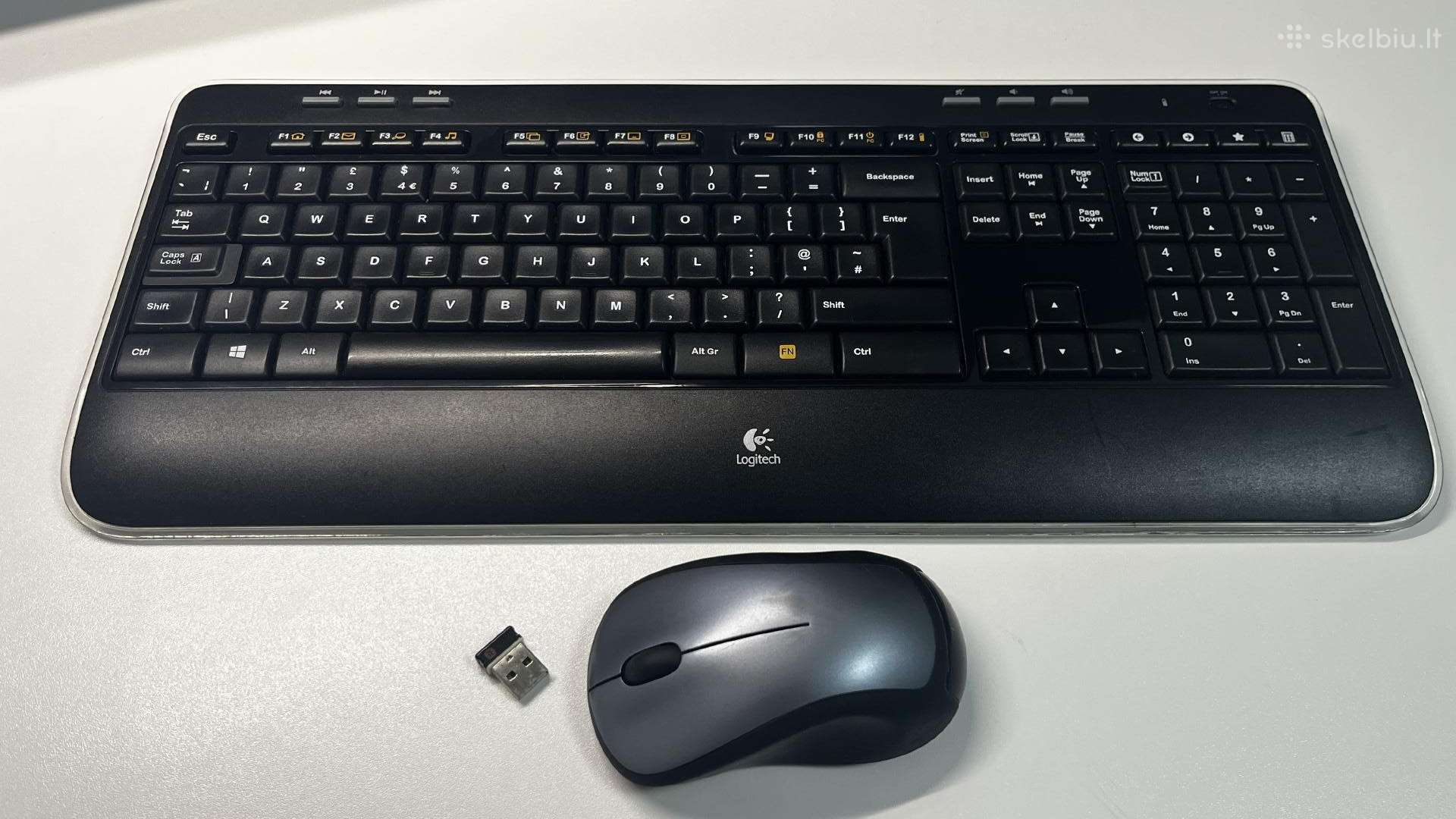 Logitech Klaviatūra ir pelė