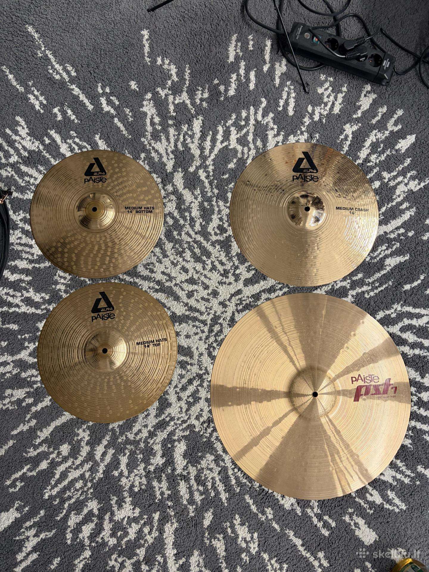 Paiste lėkščių komplektas su dėklu