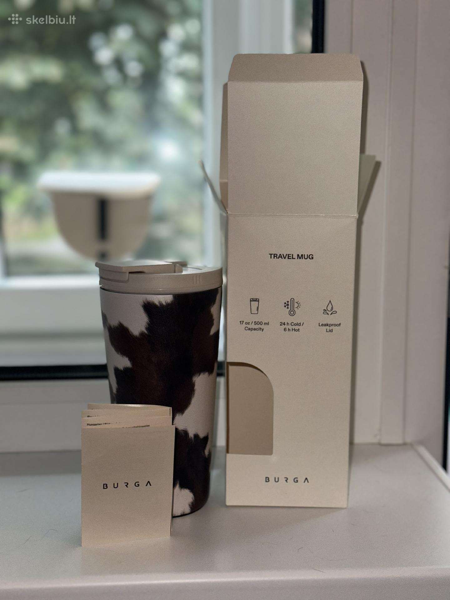 Burga travel mug (puodelis) 500ml