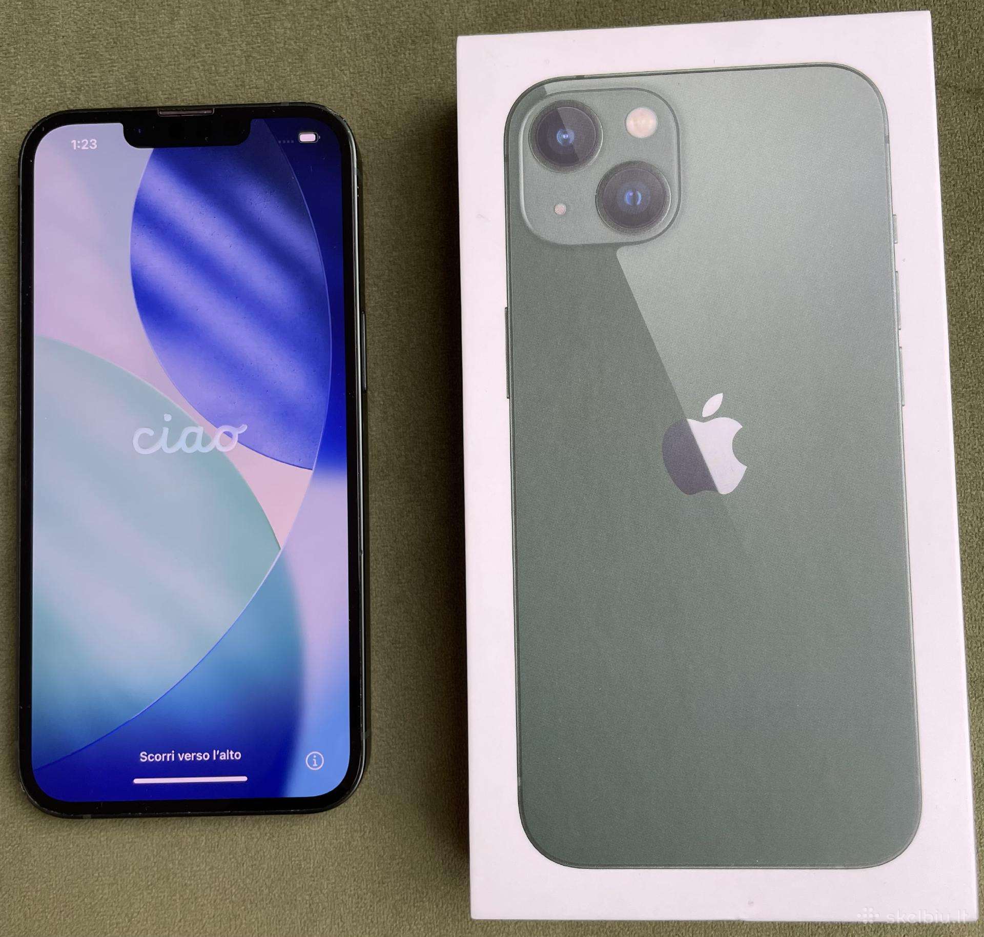 iPhone 13 128 GB žalias
