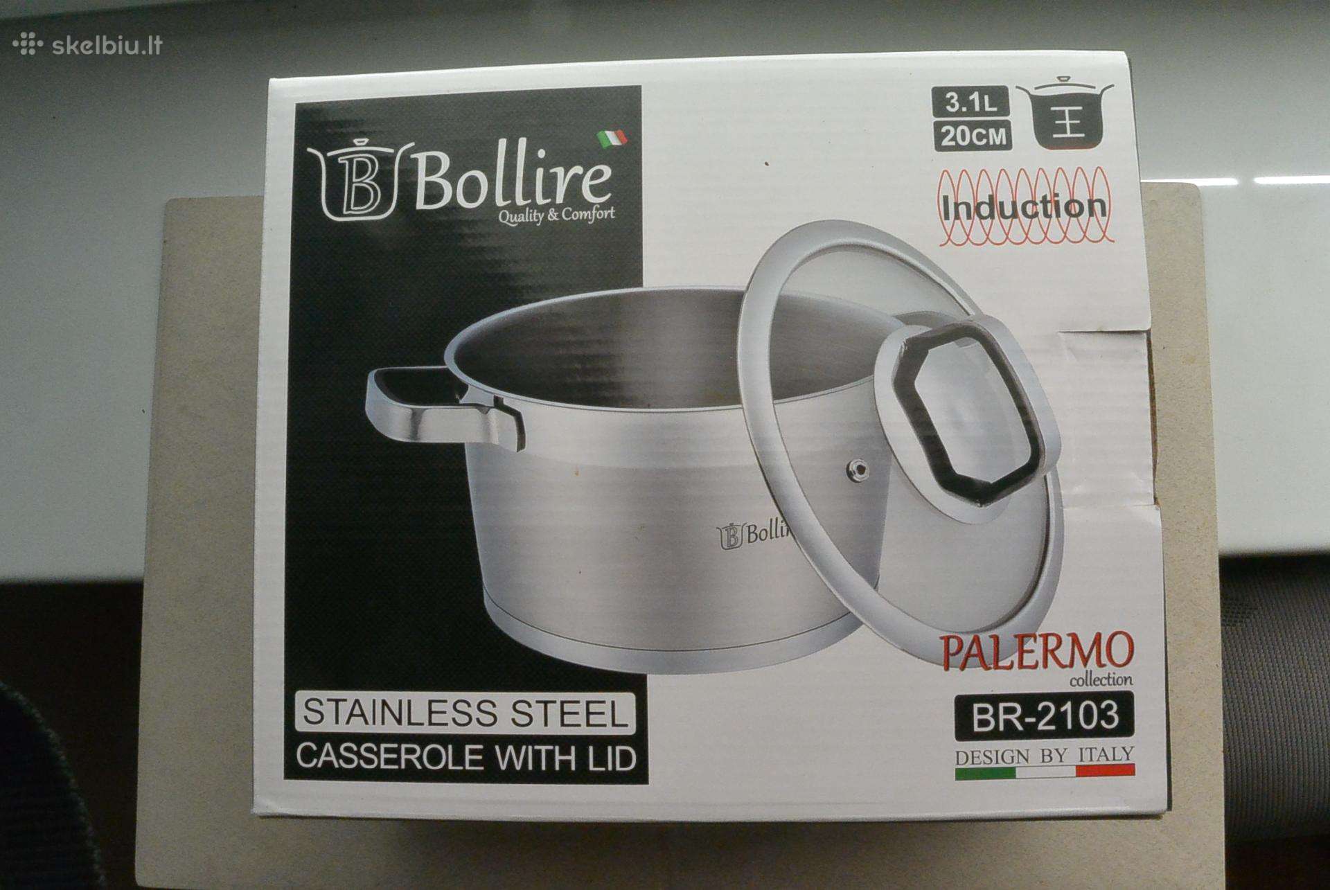 Puodas su dangčiu; Bollire ; Naujas