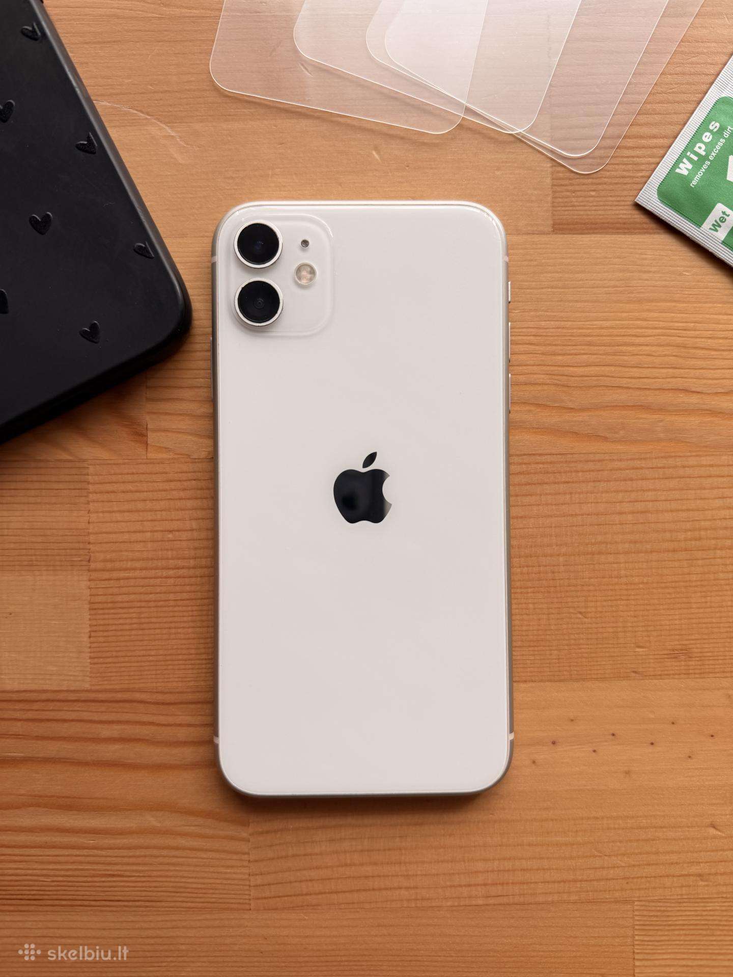 iPhone 11 baltas ; 128gb ;