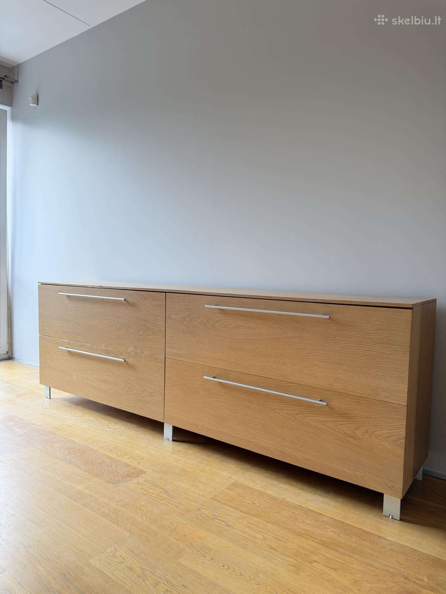 Minimalistinė komoda/sideboard – 240 cm, natūral