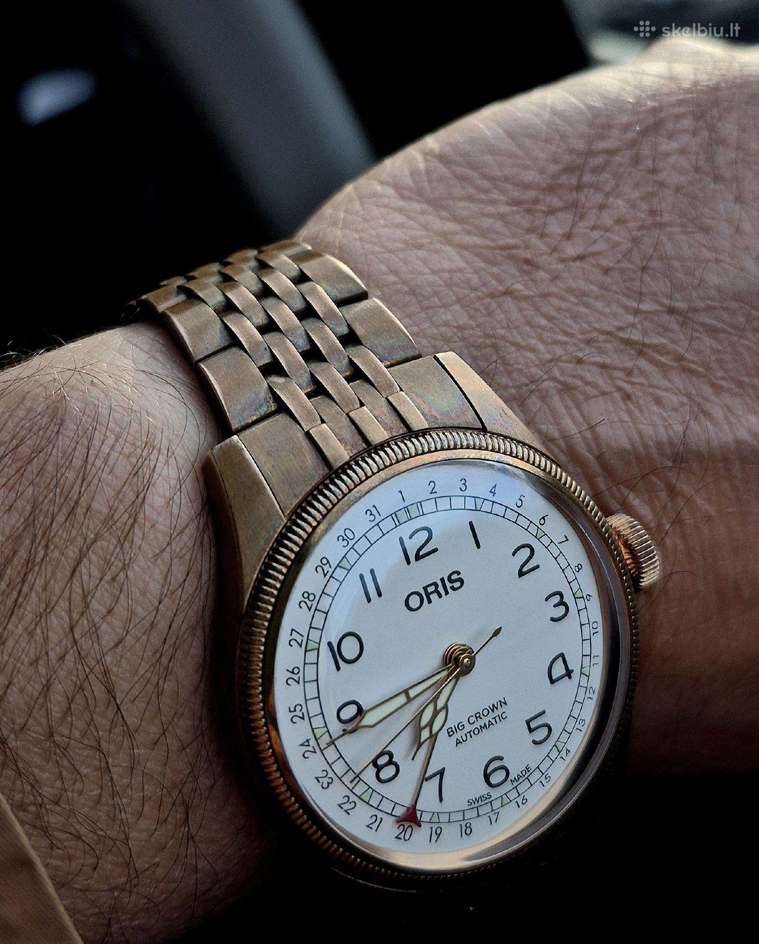 Oris Big crown pointer date father time.limited