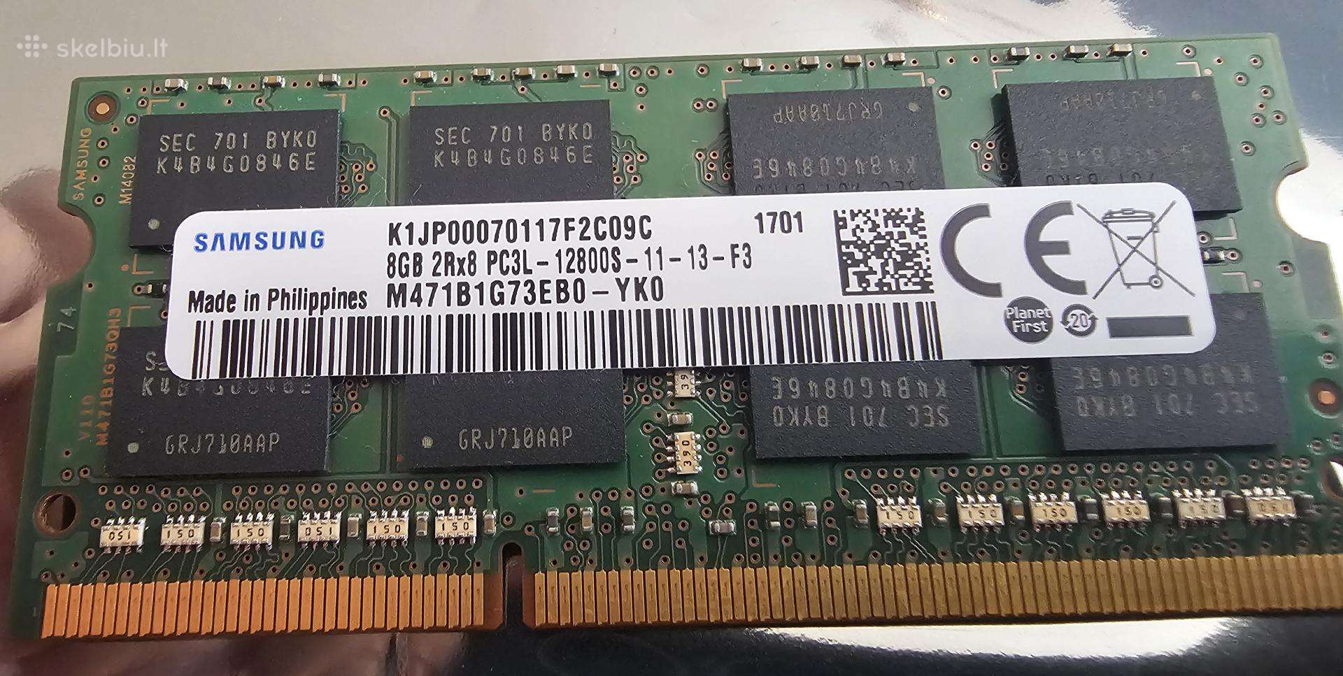 Ddr3l 8gb 1600mhz