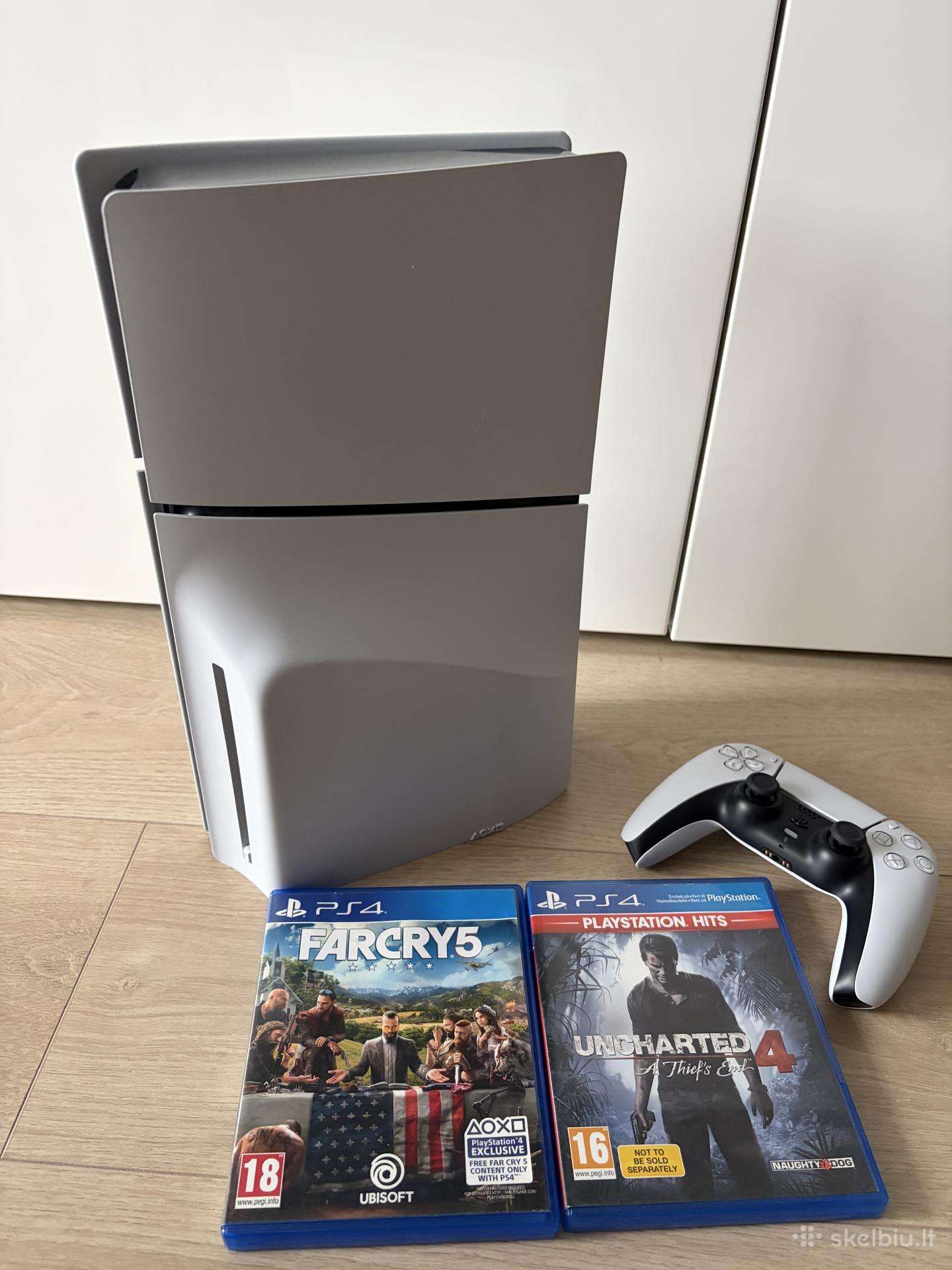 Playstation 5 Slim Disc 1tb two games