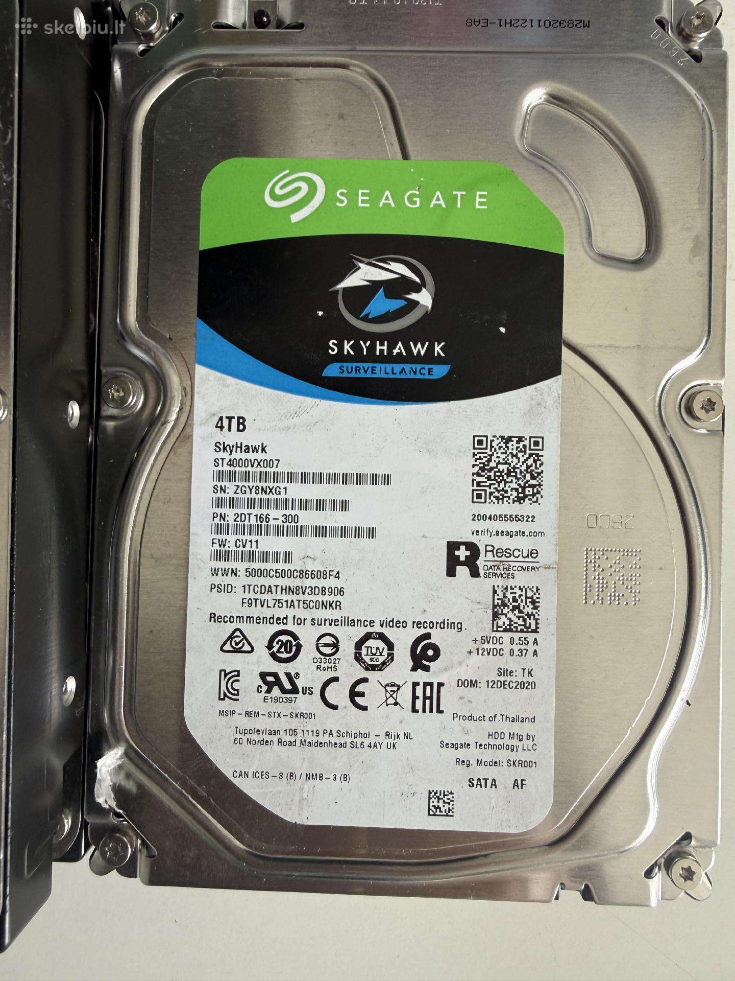 4tb HDD – Seagate Skyhawk / Wd Purple – 100%