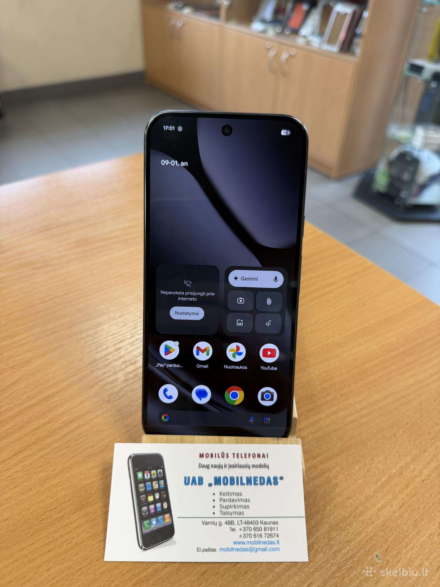 Google Pixel 10 Pro XL 1tb Obsidian Kaina 760eur