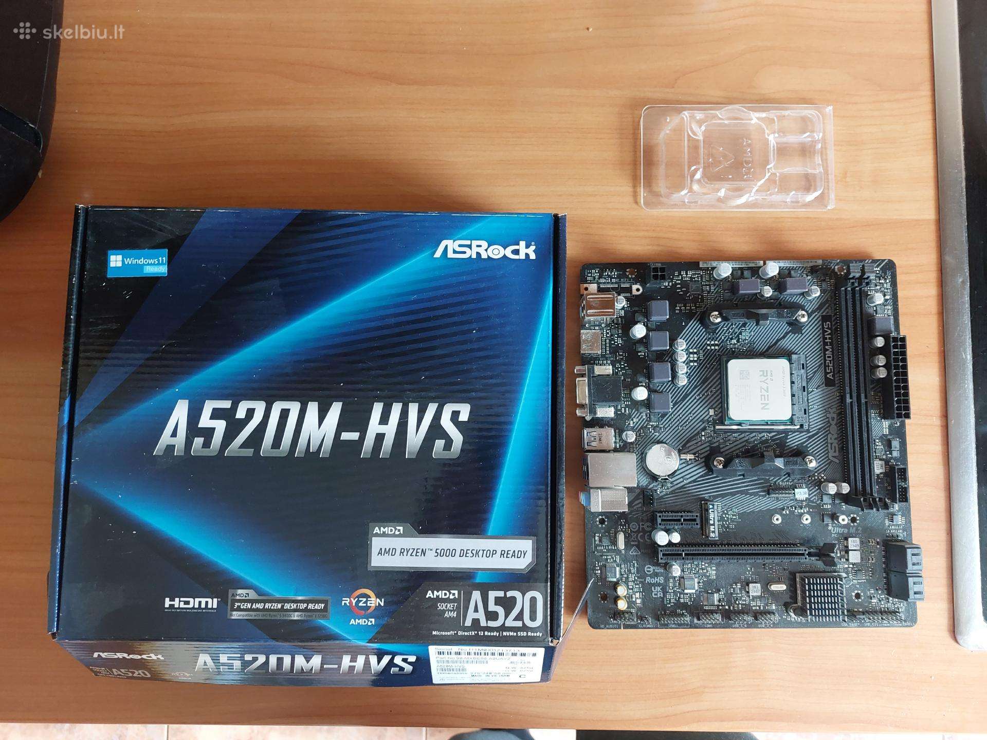 A520m-hvs su Ryzen 5 3600