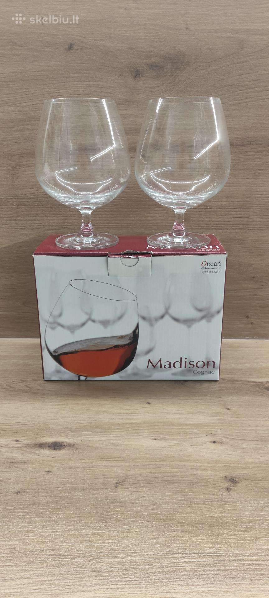 Ocean Glass Madison Cognac taurių rinkinys
