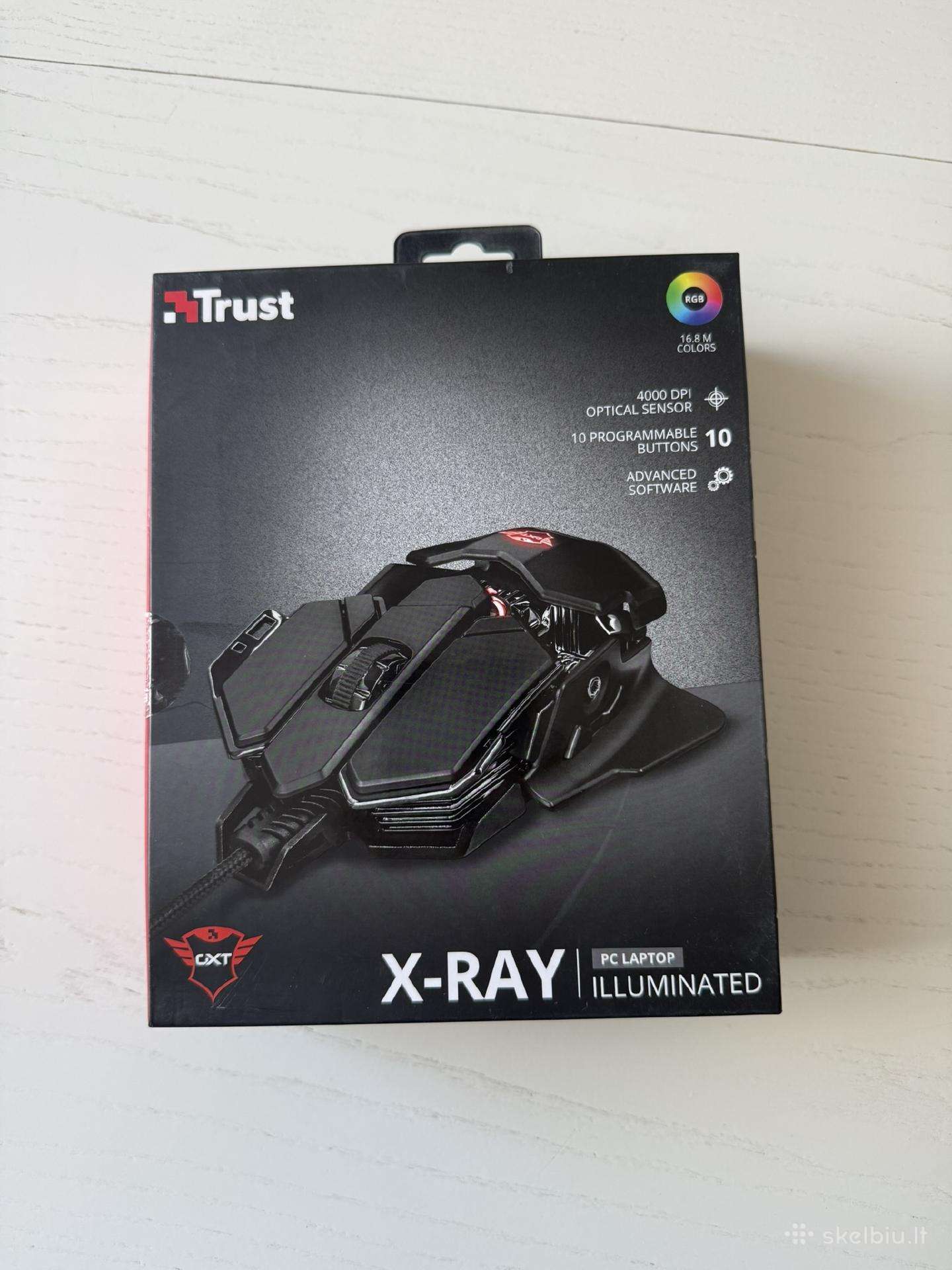 Trust Gxt 138 X-ray Illuminated žaidimų pelė