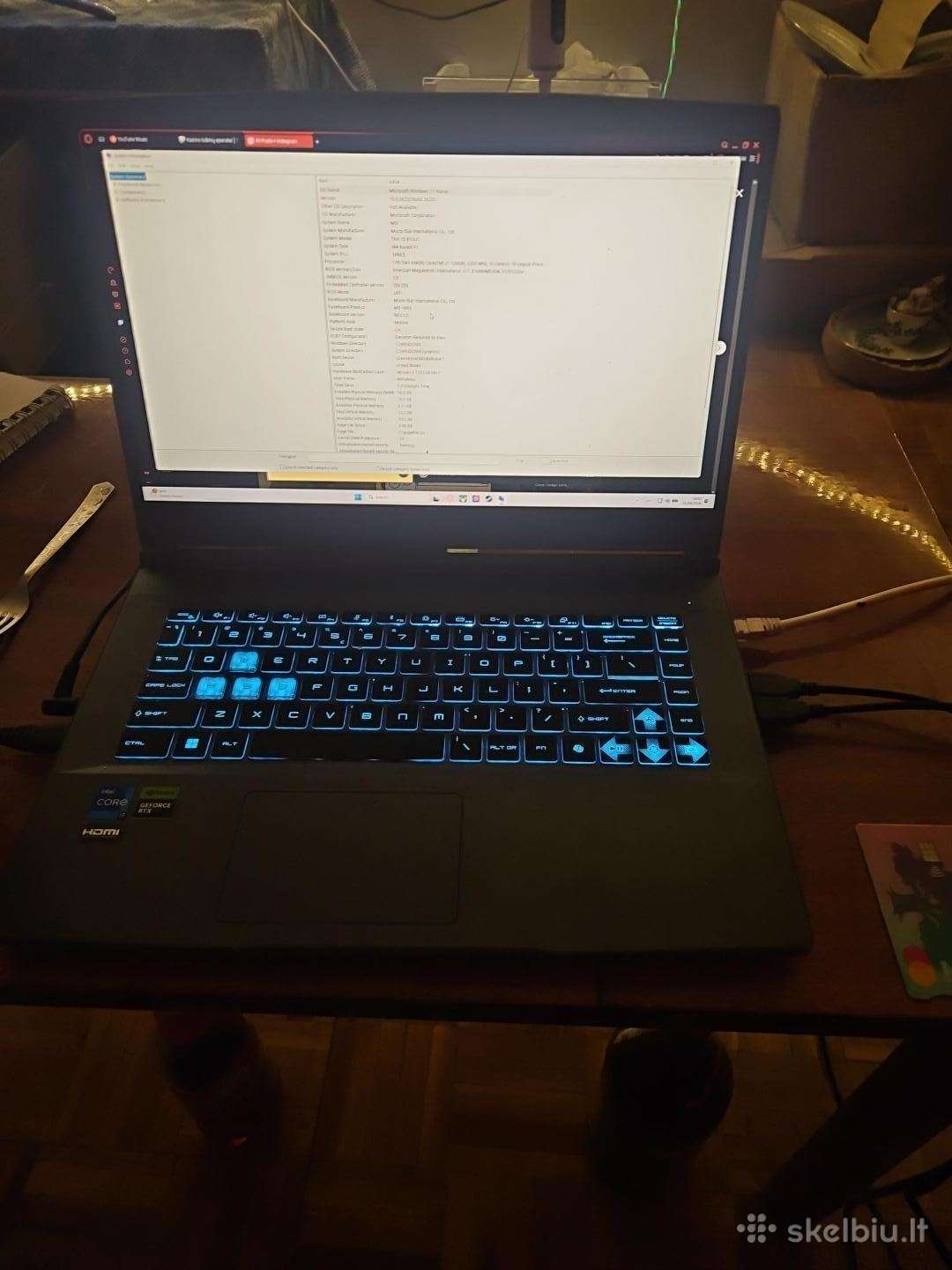 Msi Thin 15 B12uc i7-12650h / 16gb / Rtx 3050