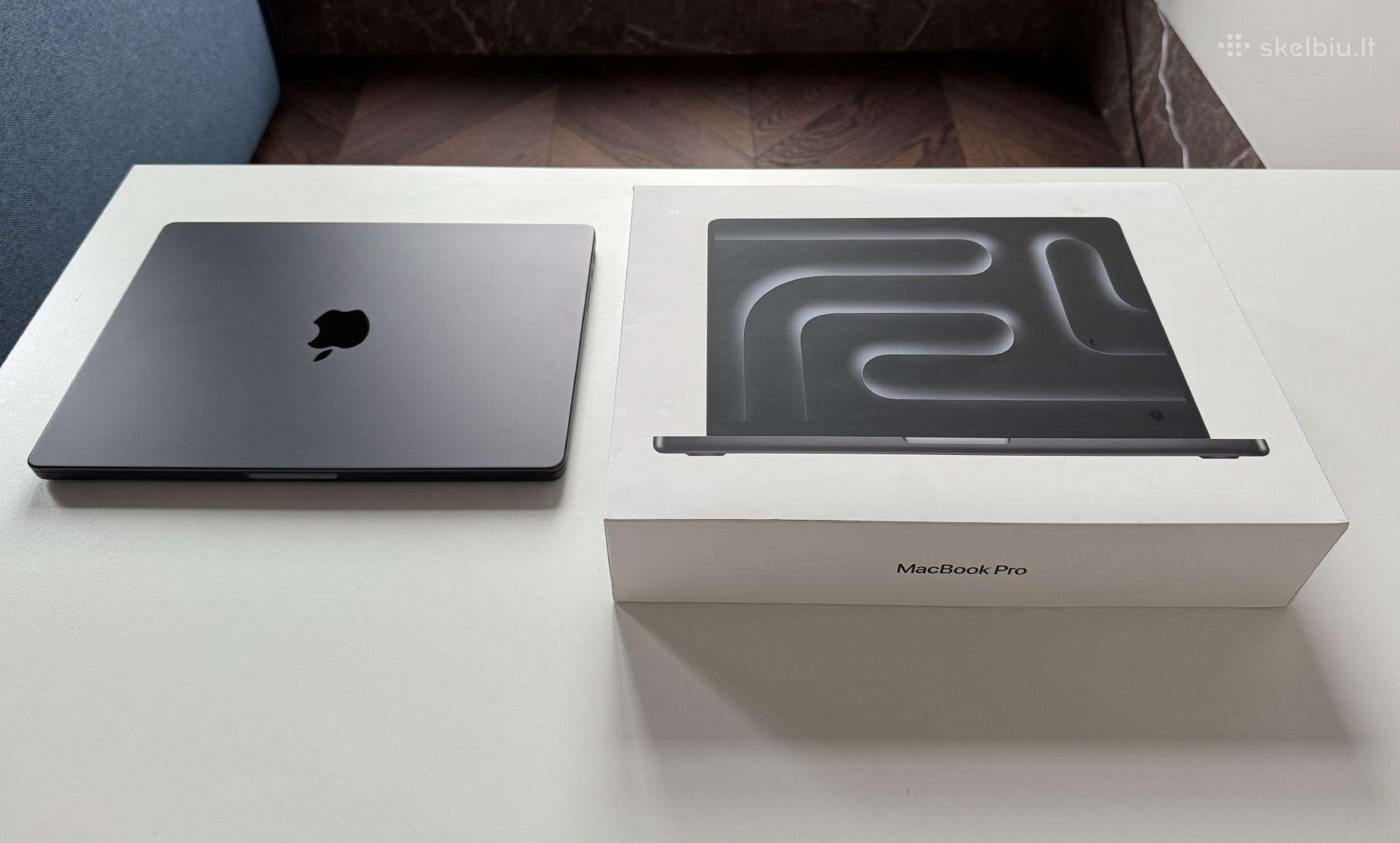 MacBook Pro 14" M4 Pro garantija + draudimas