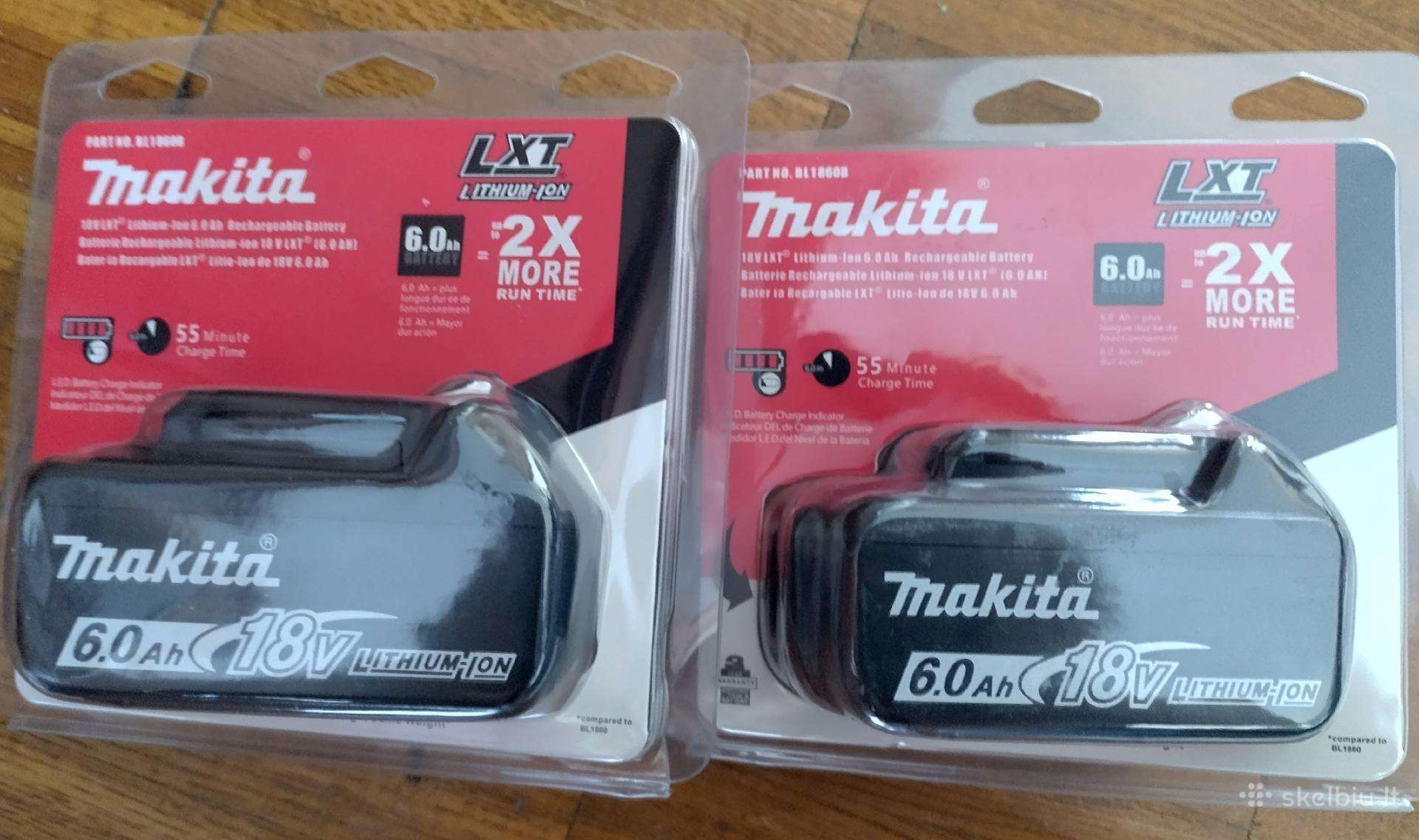 Makitos 18v 6 Ah 108wh