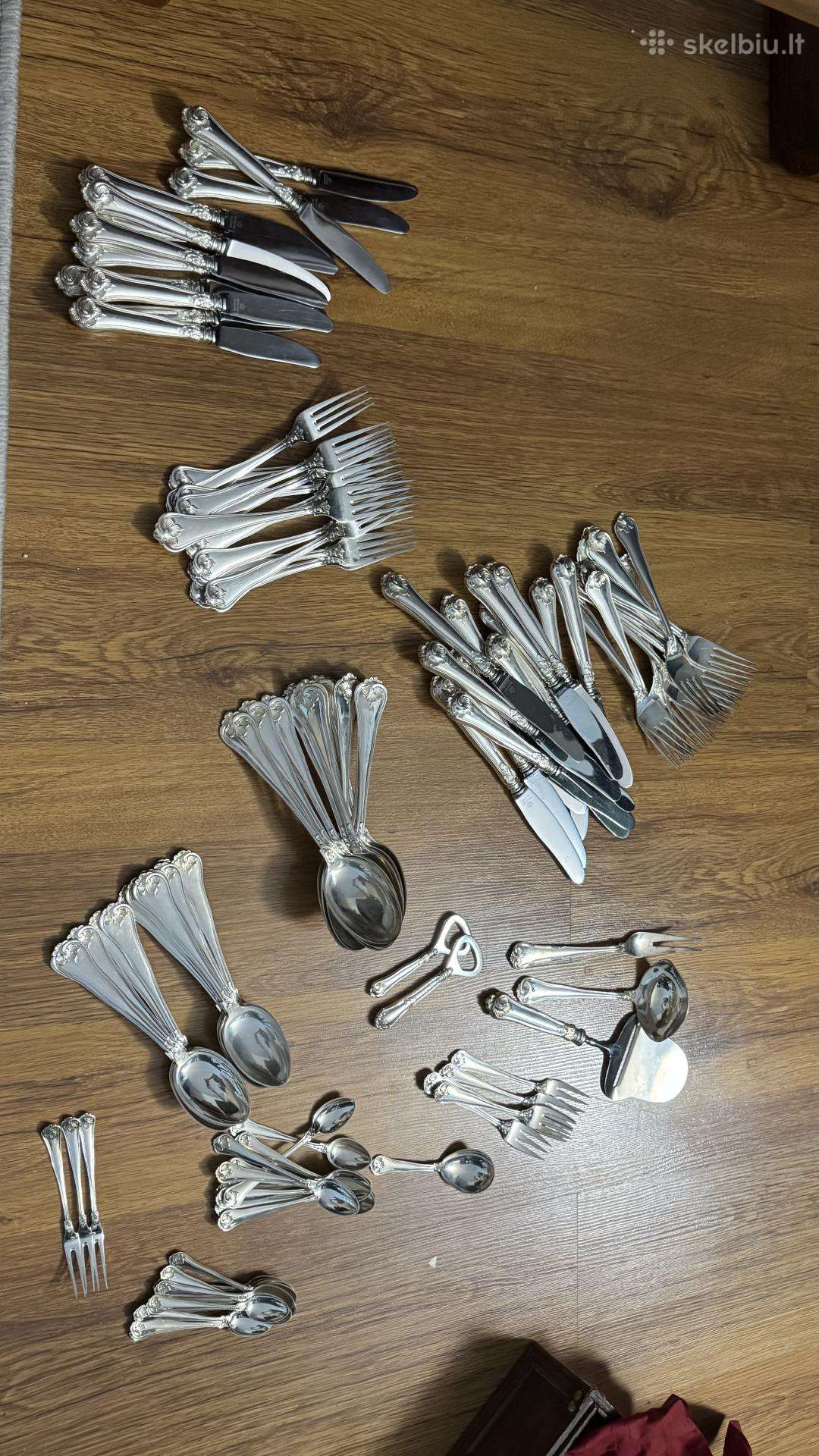 Autentiškas daniško sidabro servisas Cohr (830)
