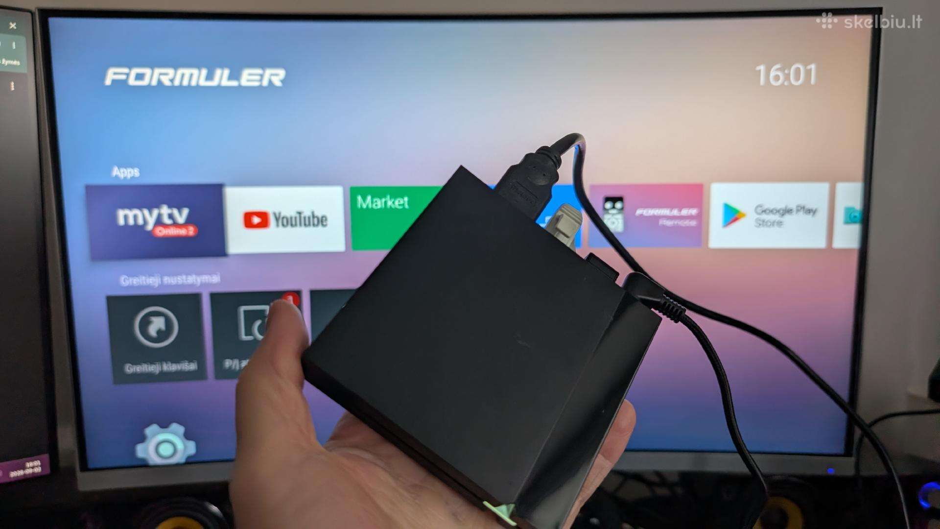 Premium klasės Iptv priedėlis „Formuler Z10 Pro“