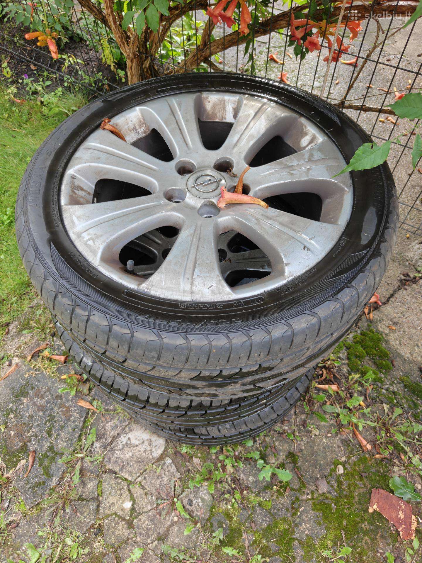 Ratai nuo opel astra h