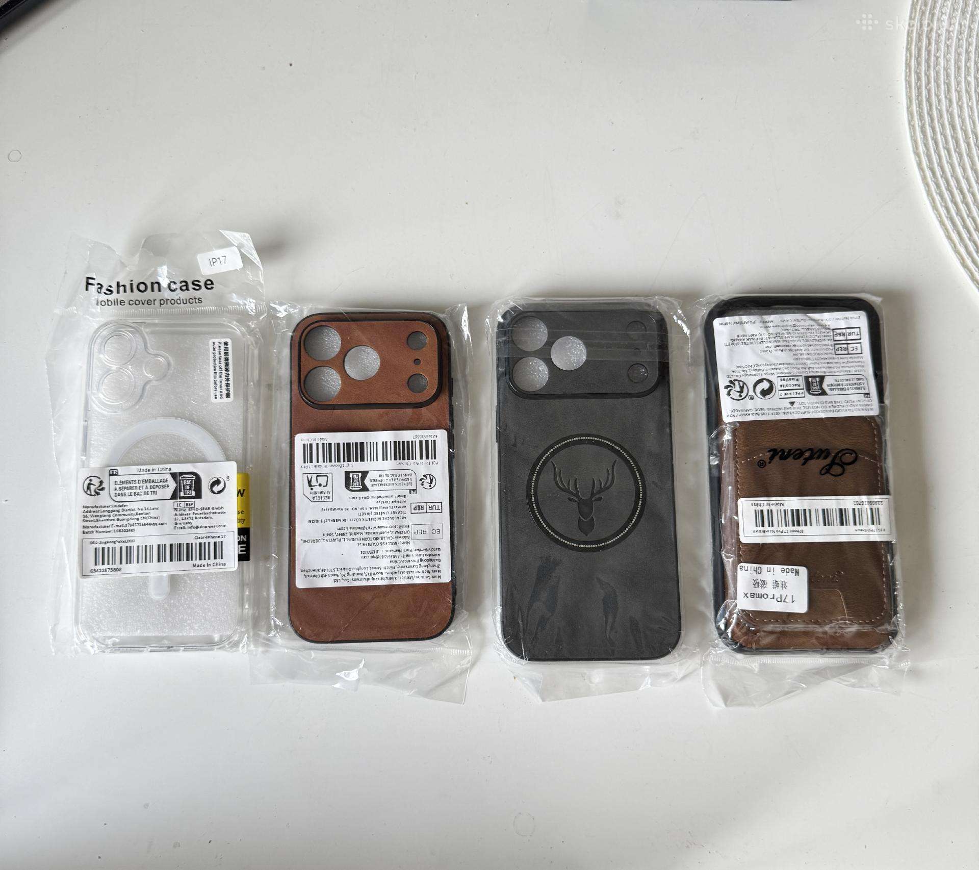 iPhone 17/18pro ir 17/18 pro max nauji dėklai