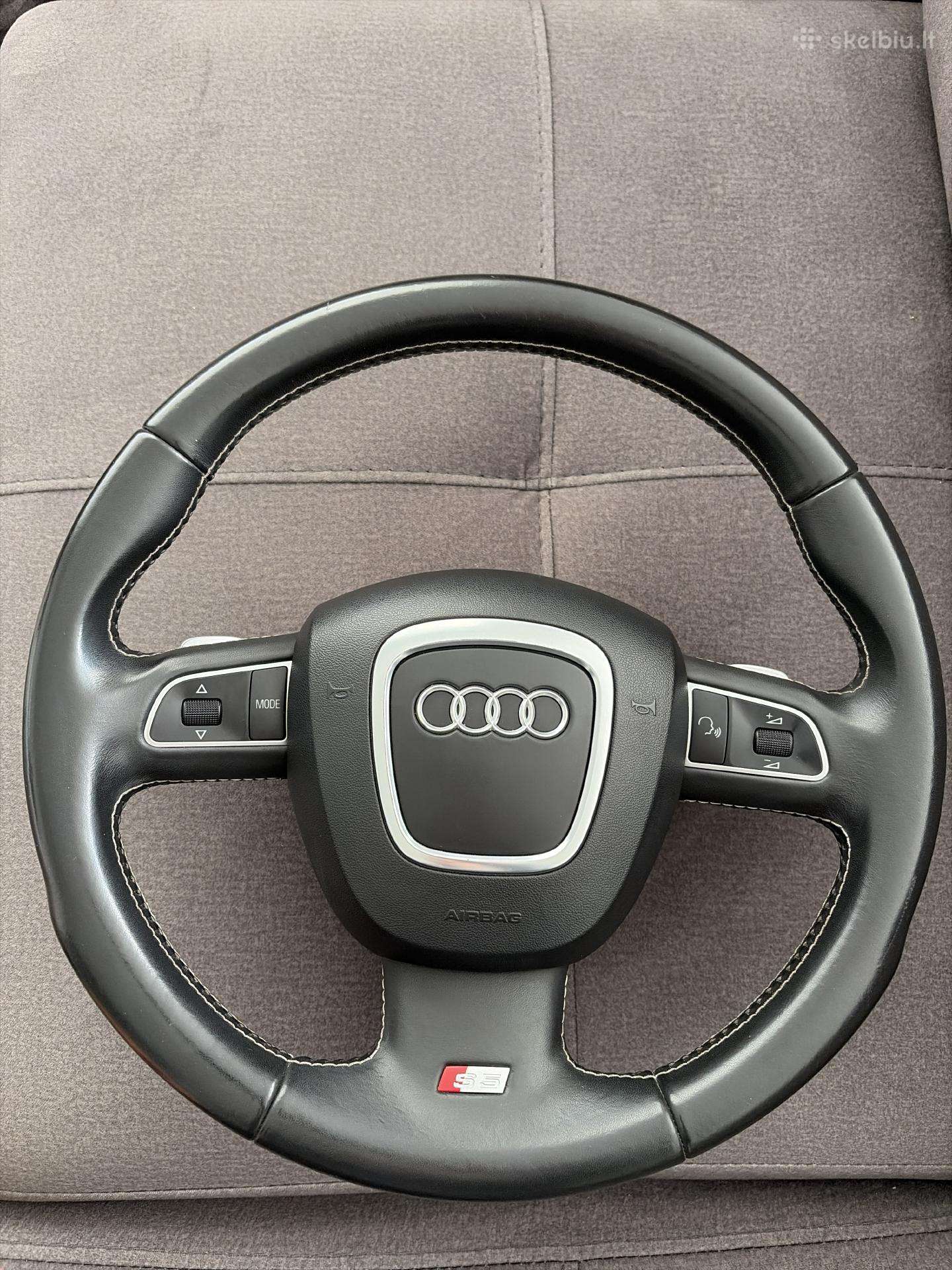 Audi S5 B8 Oem vairas su Airbag, mentelėmis