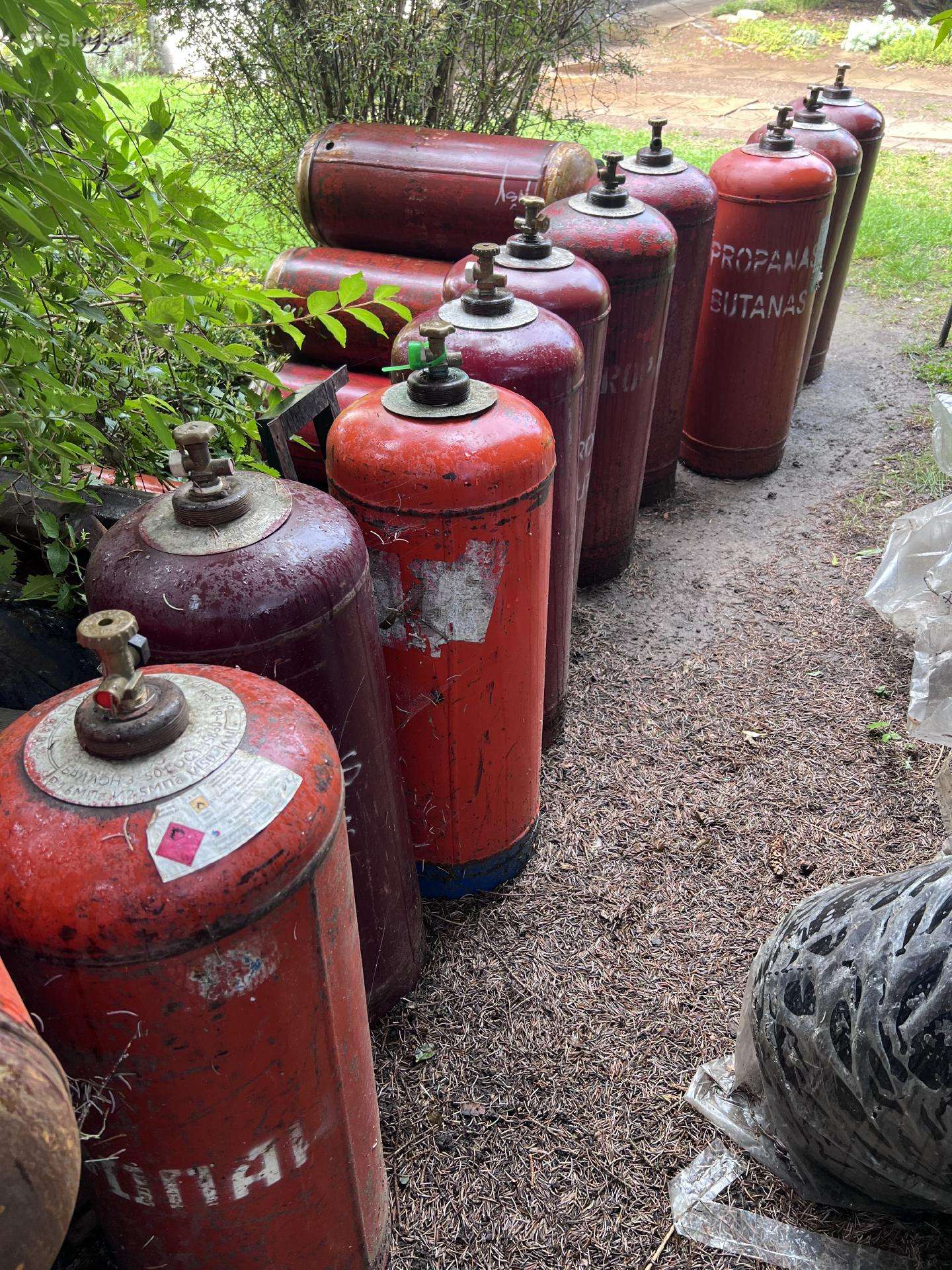 Propano butano balionai buitiniai 50l 60l 80l