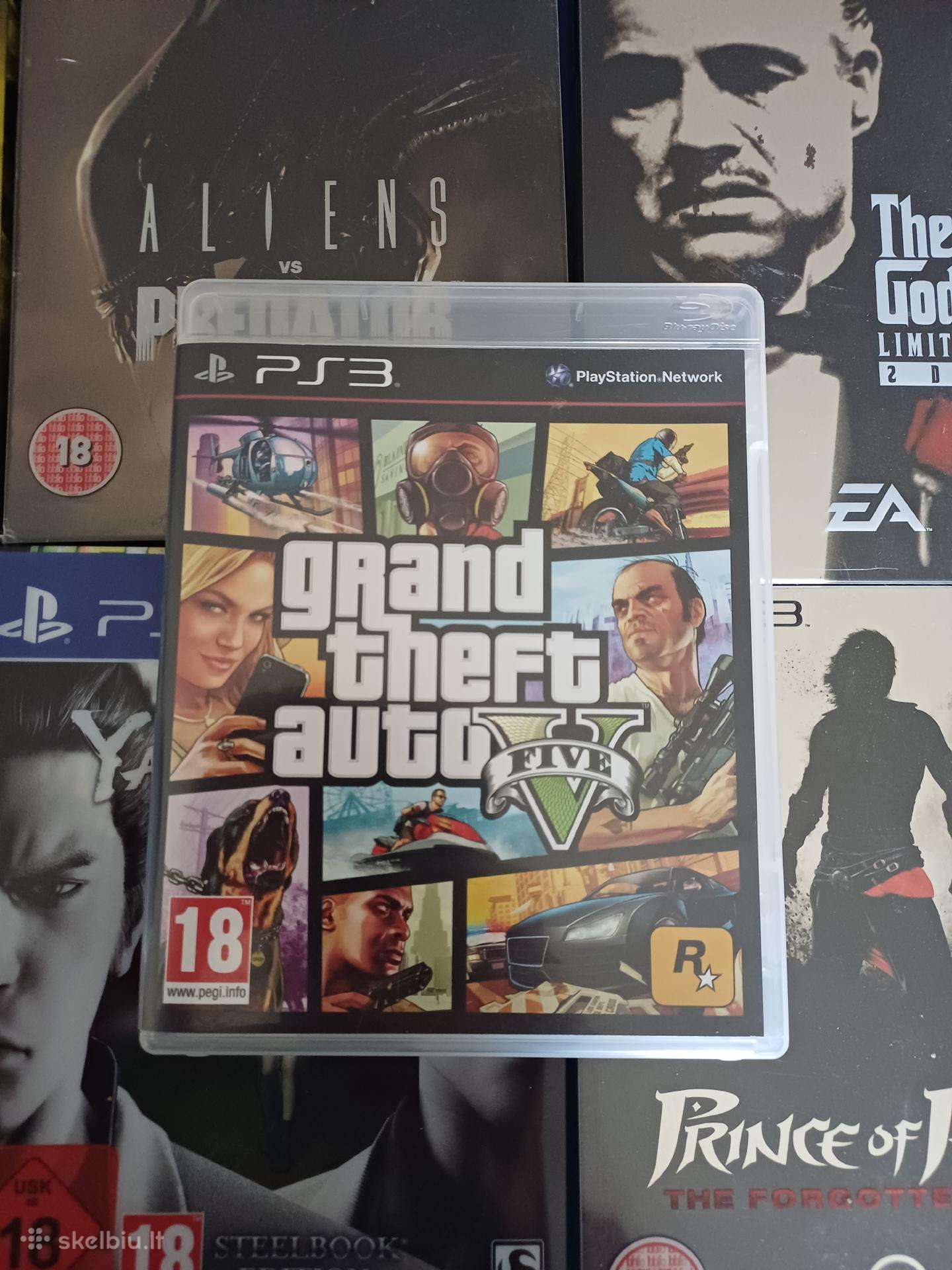 Grand Theft Auto V (Gta 5) PS3 pilnas