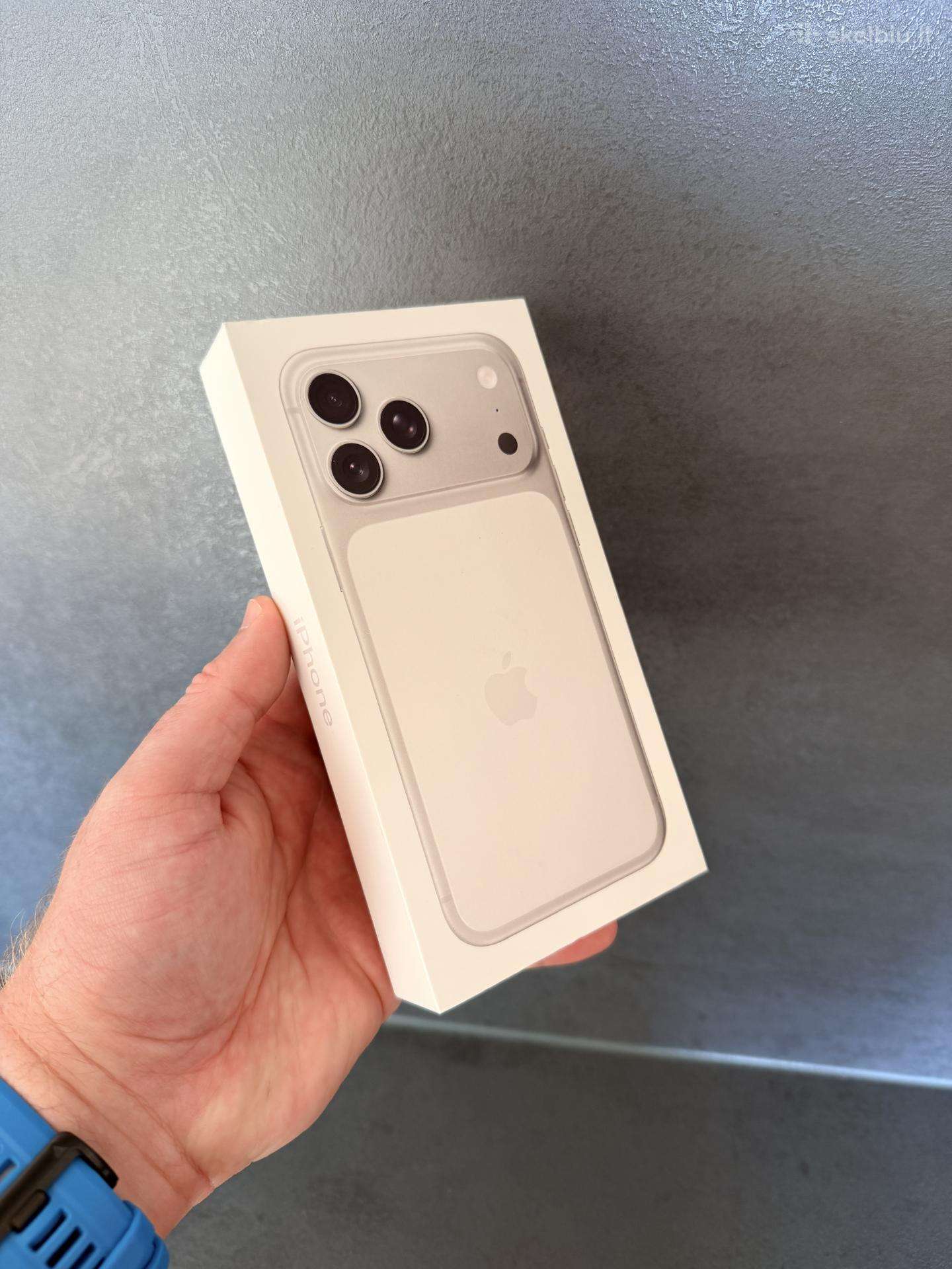 Naujas! Apple iPhone 17 Pro Max, 512gb (Silver)