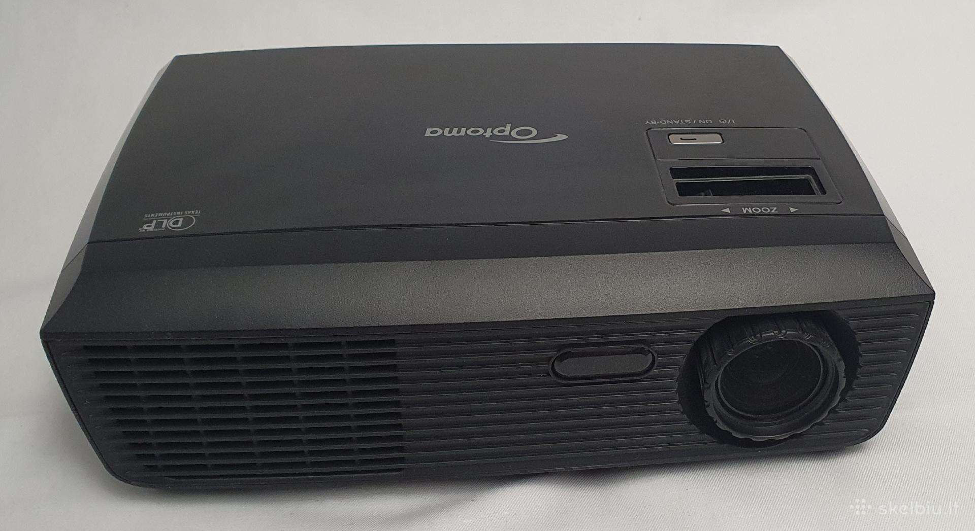 Optoma Dlp projektorius, Vga ir S-video