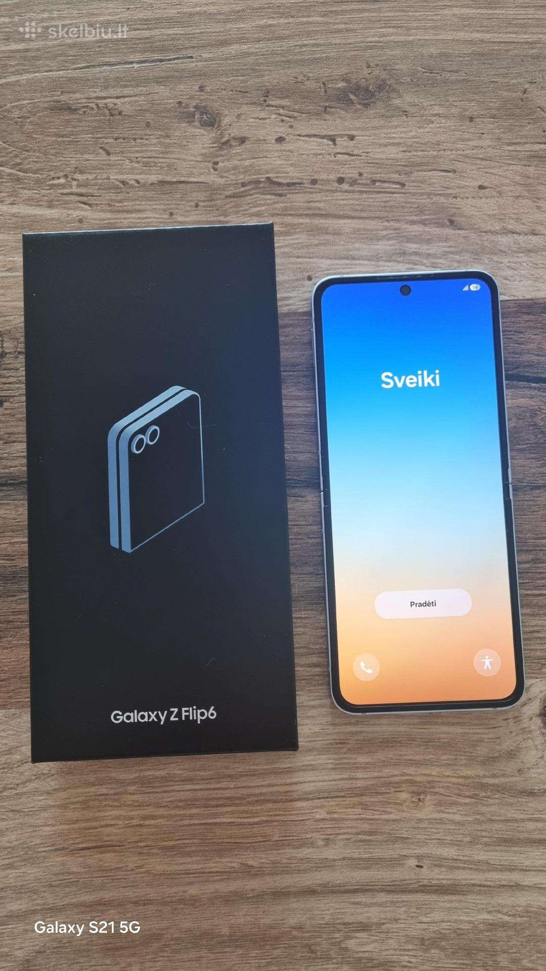 Parduodamas Samsung flip6 256gb 5G