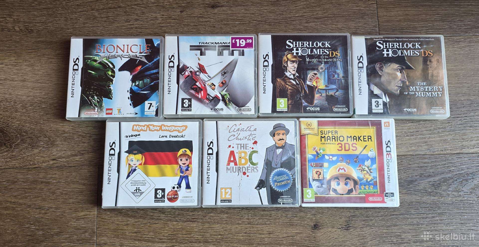 Nintendo DS ir 3ds žaidimai
