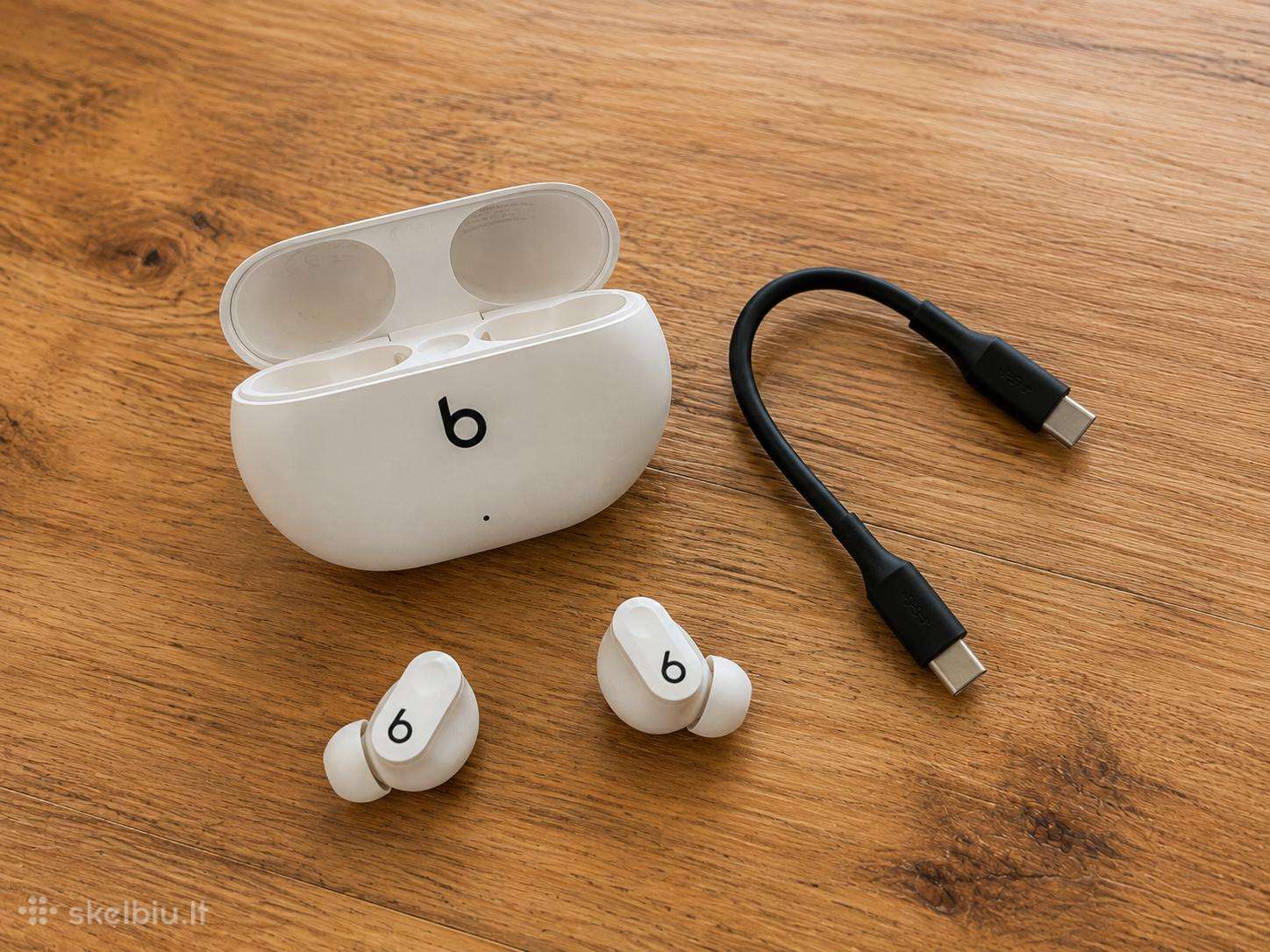 Beats Studio Buds belaidės ausinės – baltos Anc