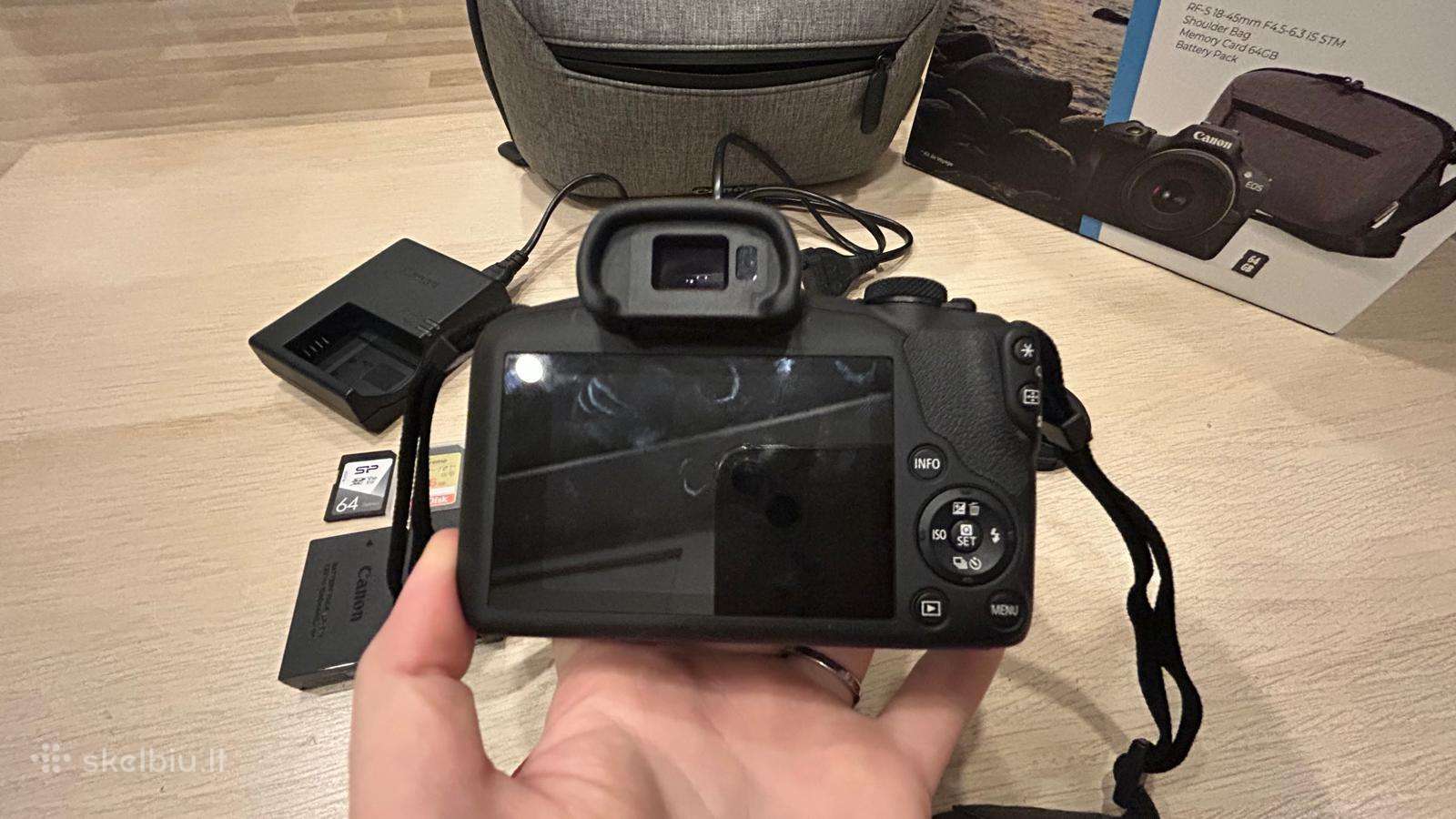 Canon fotoaparatas + Saramonic mikrofonas
