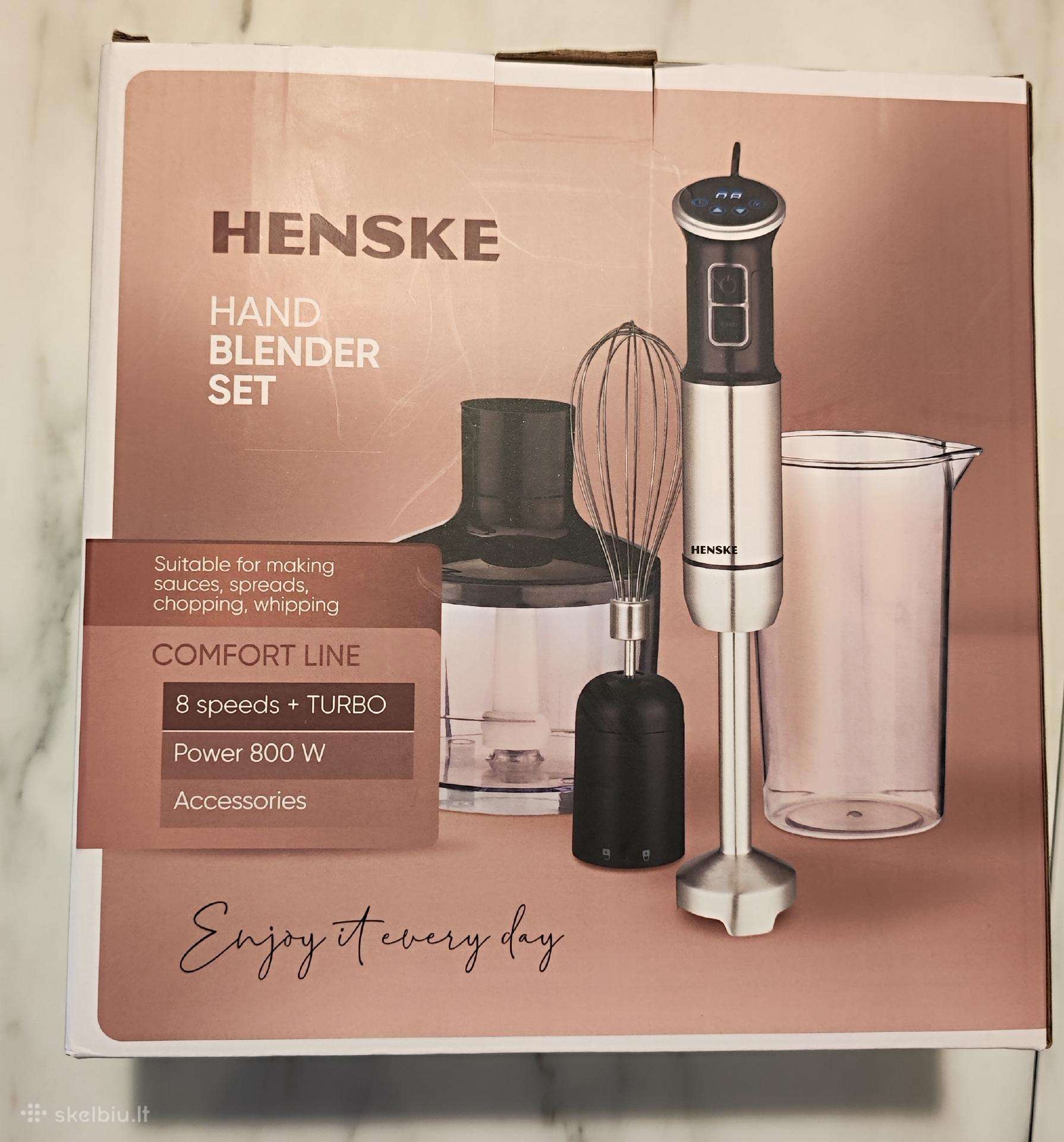 Naujas smulkintuvas su priedais Henske (800w)