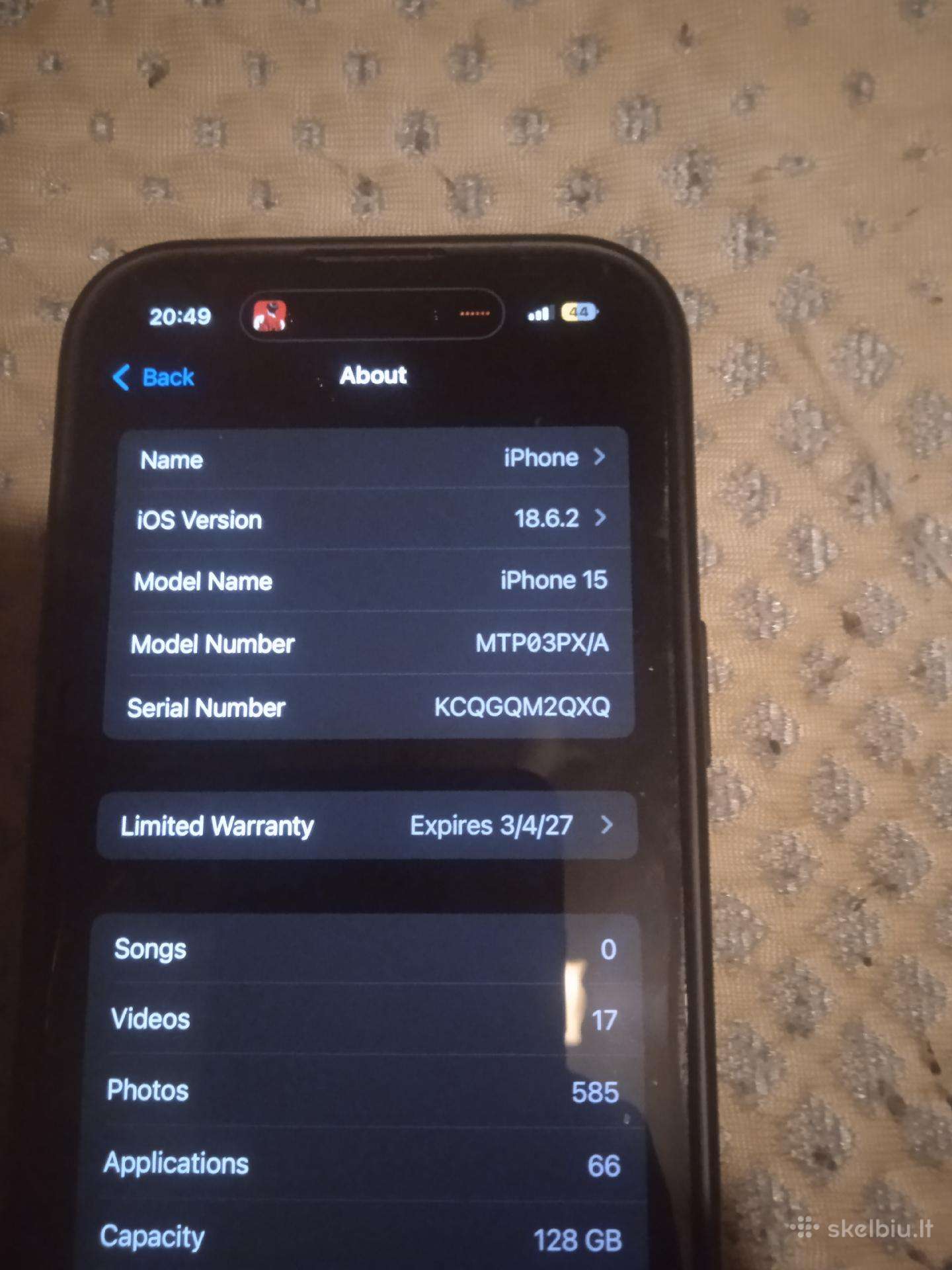 Parduodu iPhone 15