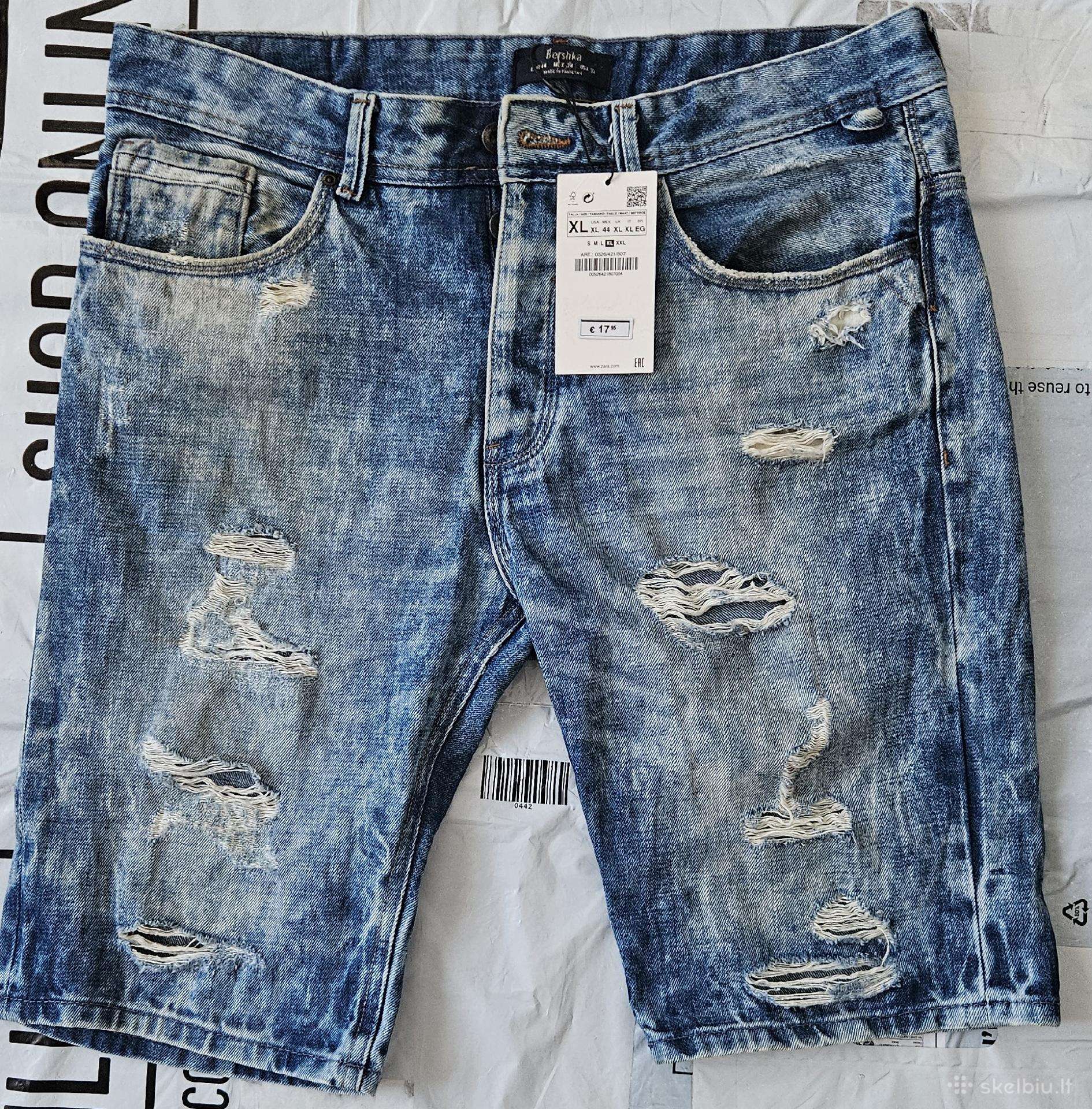 Džinsiniai šortai Bershka Dydis 44