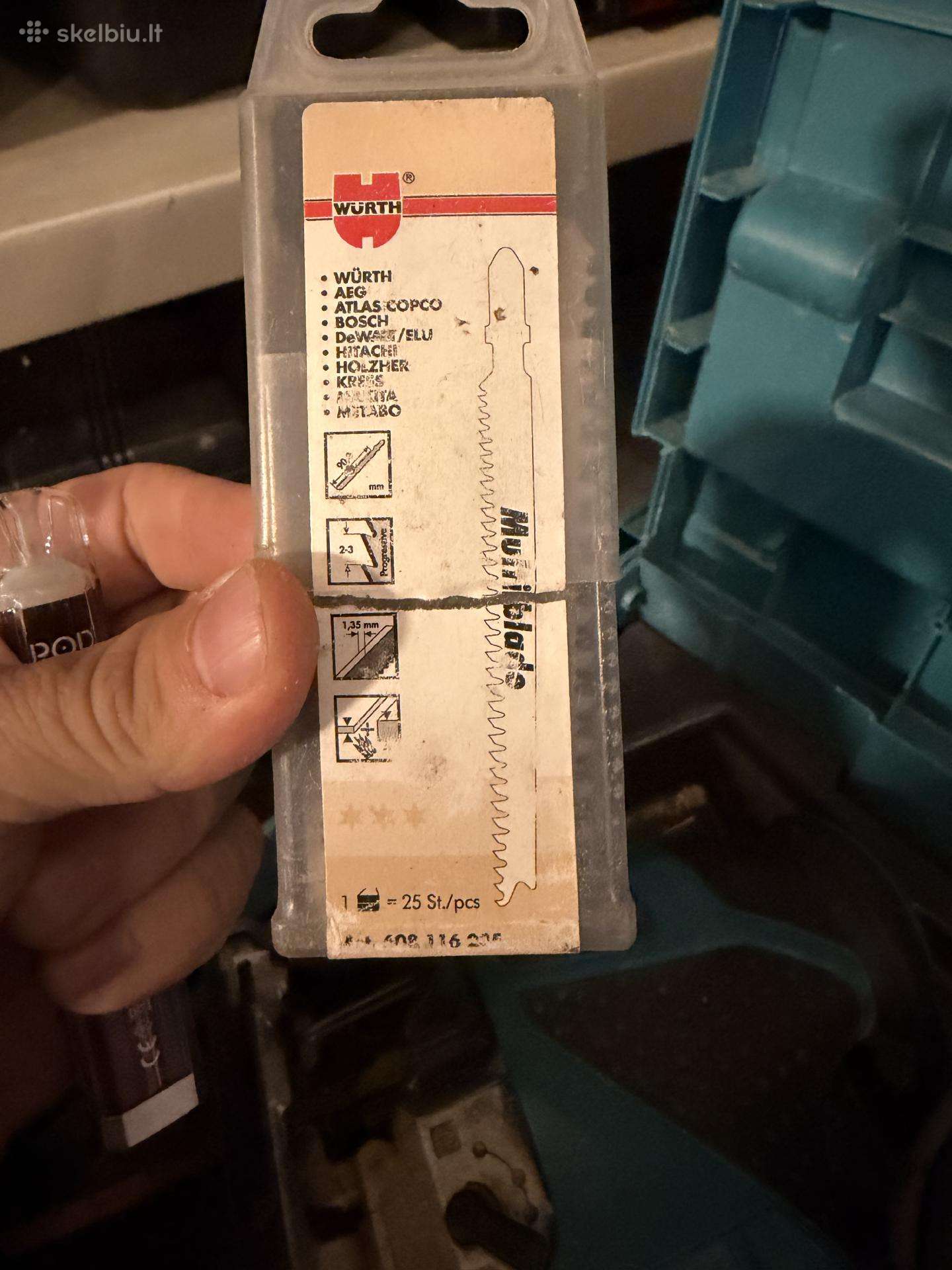 Wurth Siaurapjūklio ašmenys 20vnt.